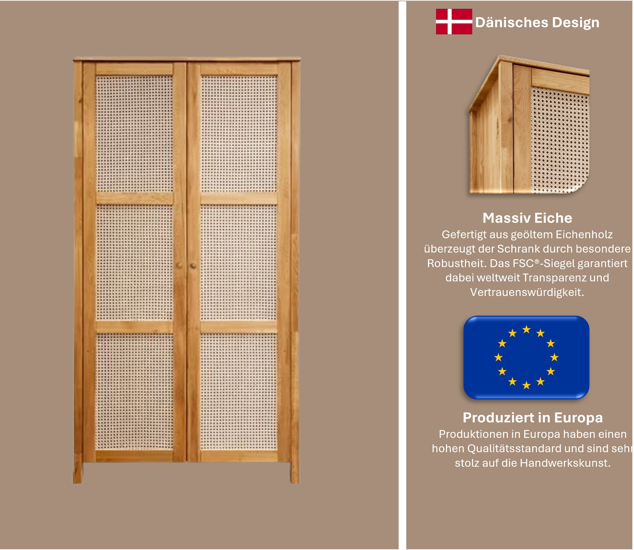 Home affaire Kleiderschrank "Hällevik, Kleiderschrank, Aufbewahrung, Staura günstig online kaufen