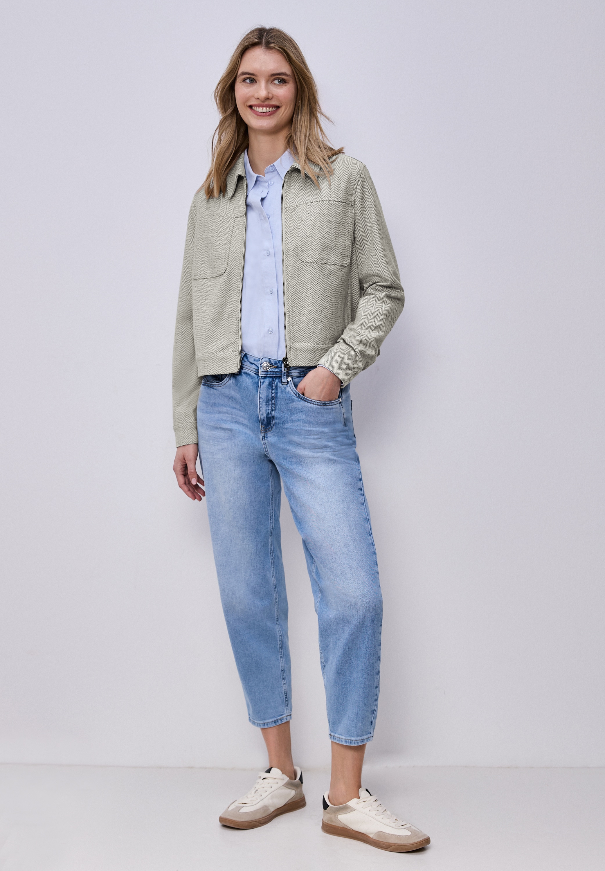 STREET ONE Outdoorjacke ohne Kapuze mit Brusttaschen