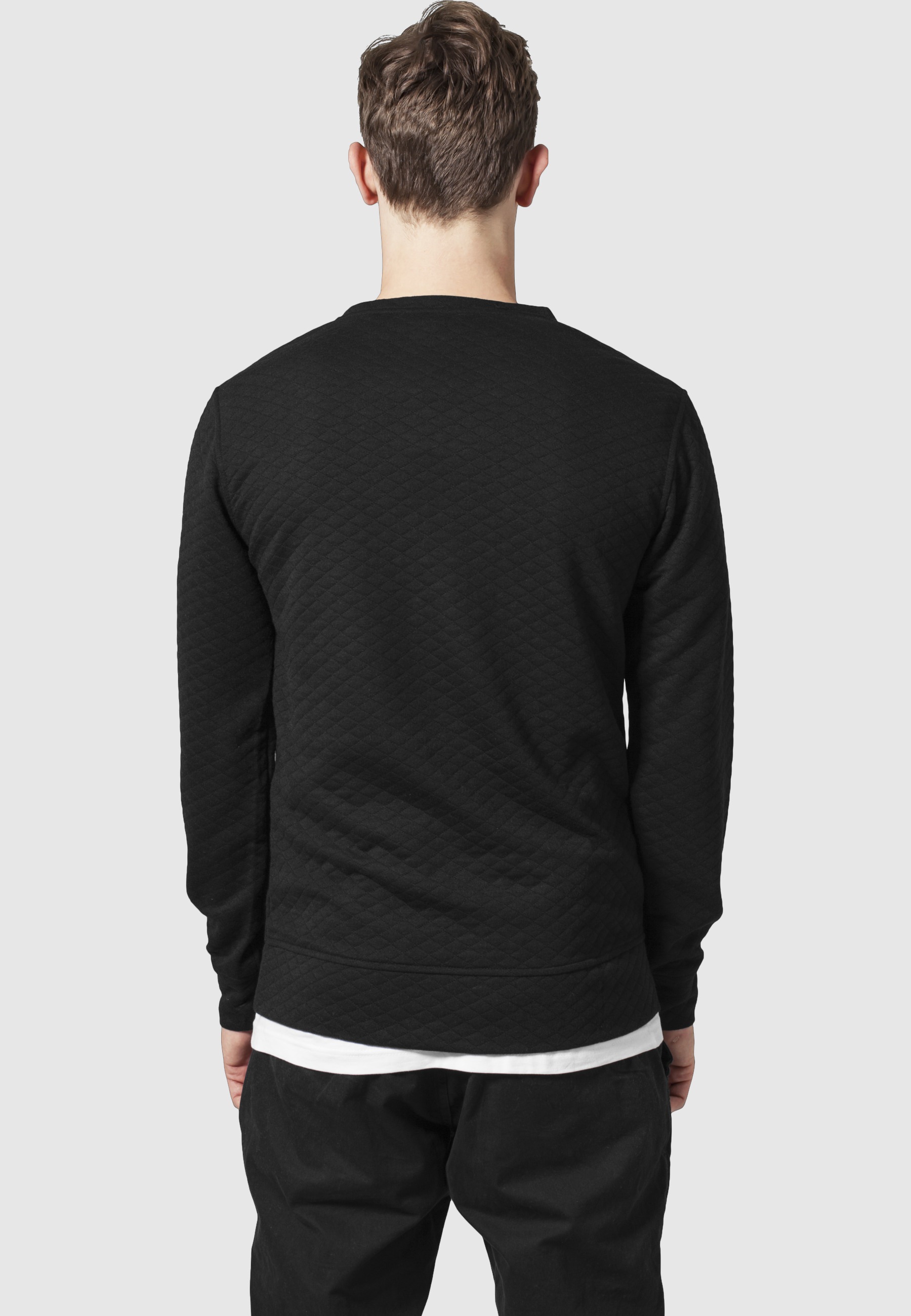URBAN CLASSICS Sweatshirt »Urban Classics Herren Diamond Quilt Crewneck«, 1 Stk.
