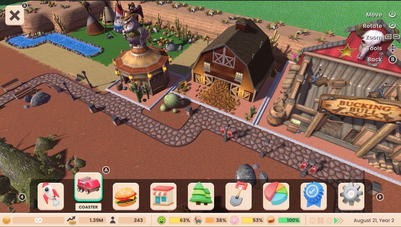 ATARI Spielesoftware »RollerCoaster Tycoon Adventures Deluxe«, PlayStation 4