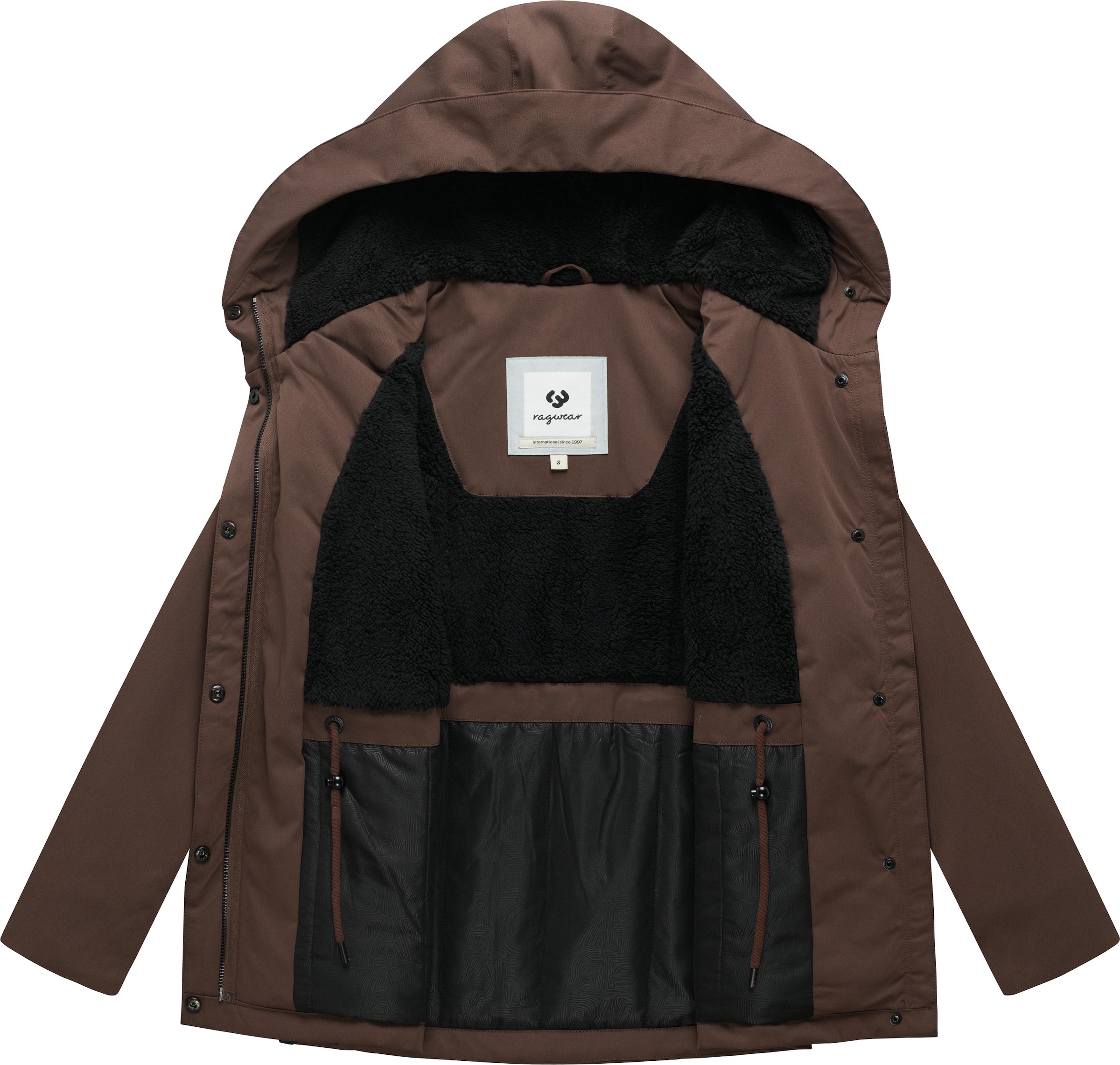 Ragwear Outdoorjacke »Padmini B Y« mit Kapuze Wasserdichte Übergangsjacke mit Taillenzugkordel