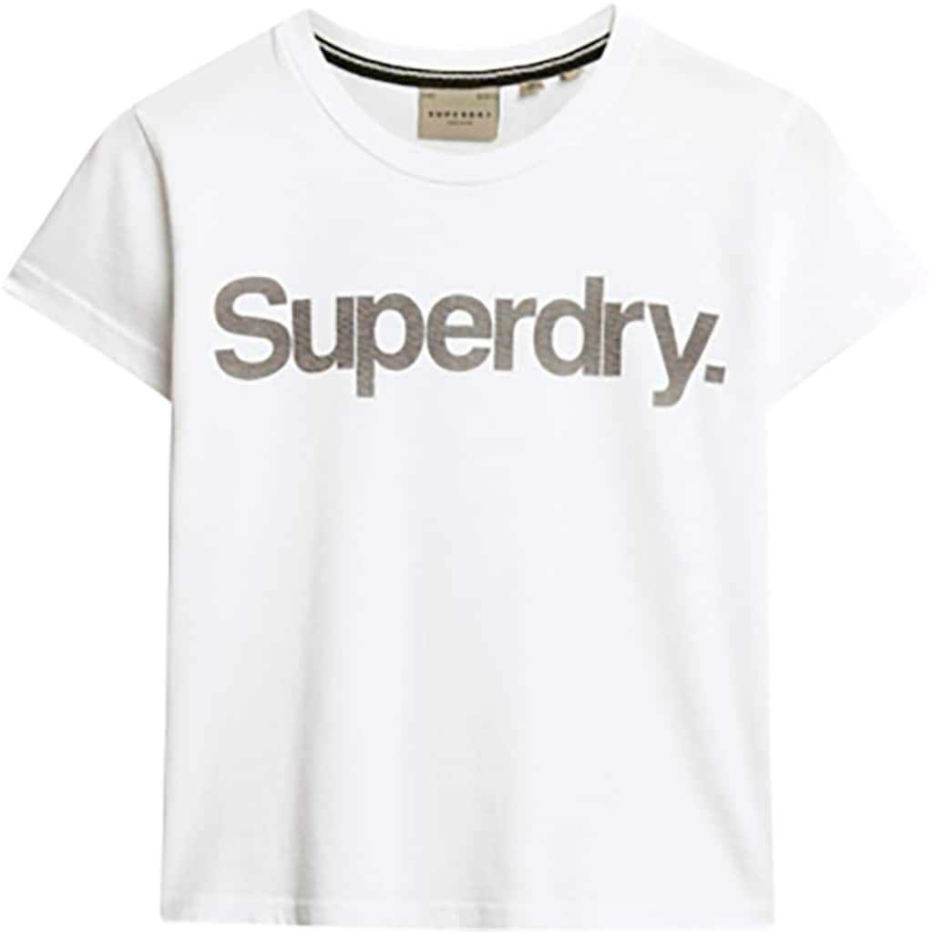 Superdry T-Shirt »CORE LOGO CITY FITTED TEE«