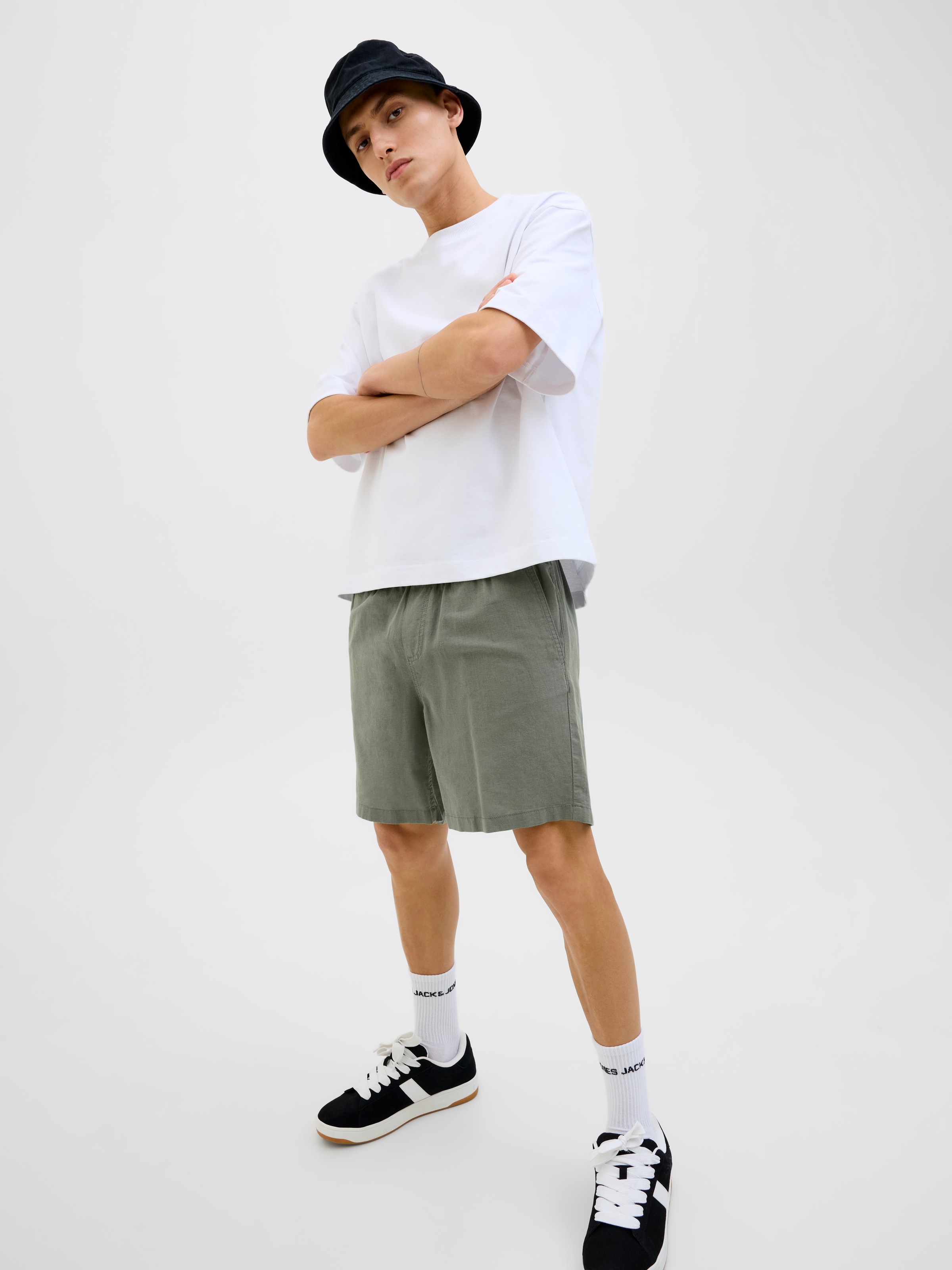 Jack & Jones Shorts »JPSTJAIDEN JJSUMMER JOGGER SHORT SN«, mit elastischem Bund