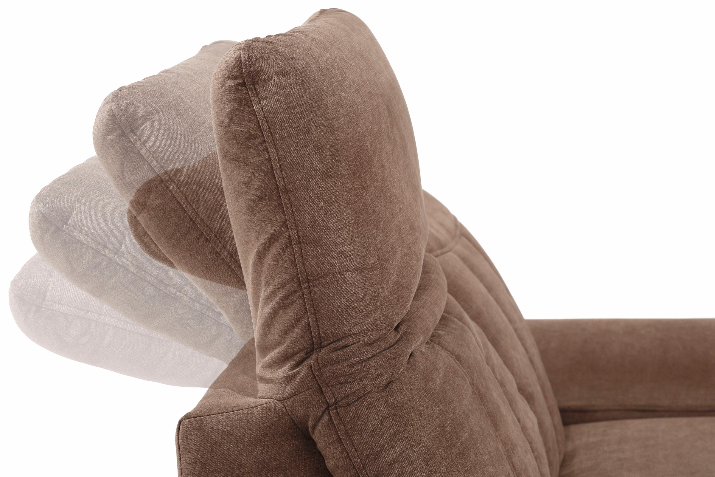 Home affaire 2,5-Sitzer »Bergamo Multifunktions-Couch, elegant und komfortabel«, mit Armlehn-und Rückenfunktion, Federkern