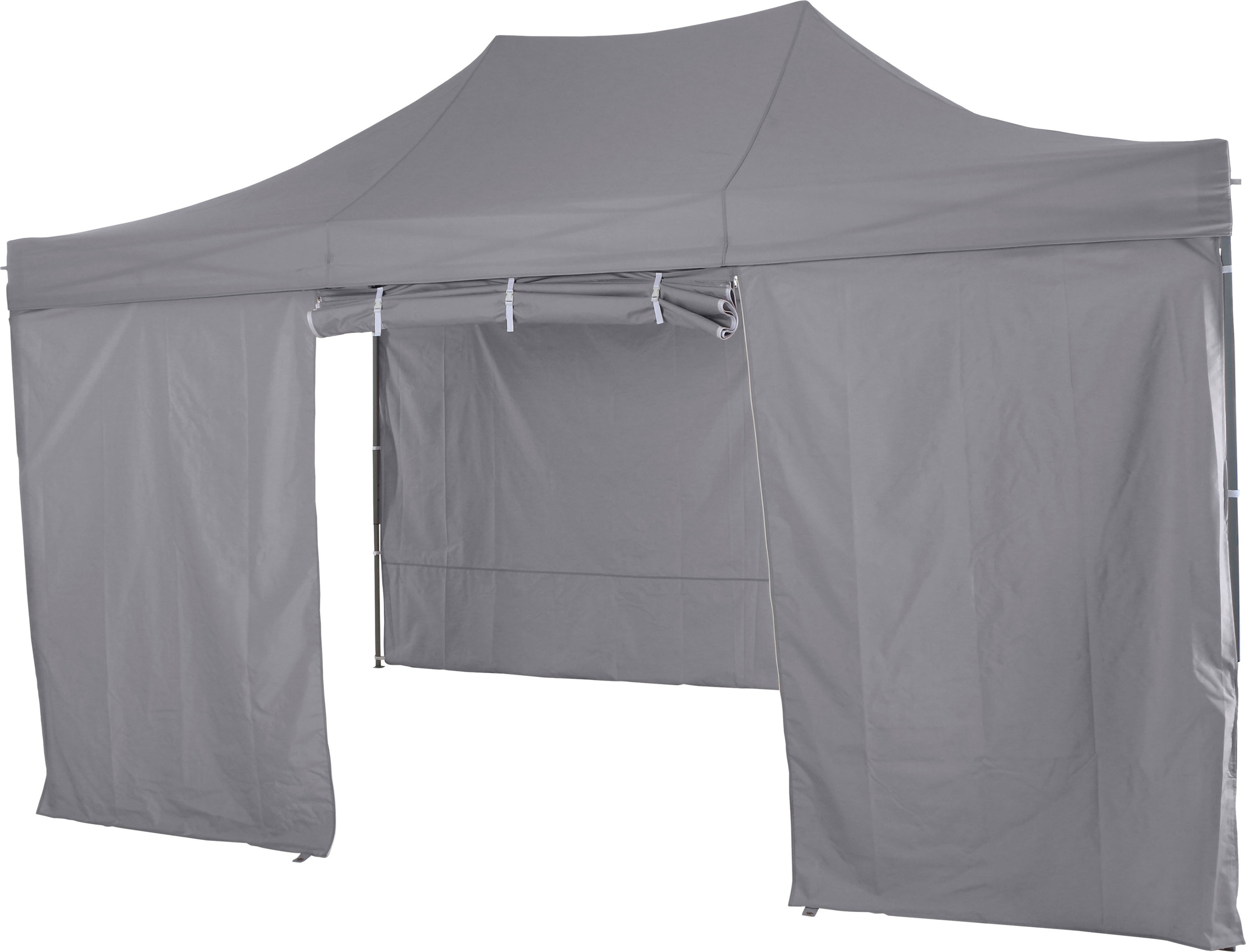 Faltpavillon SIENA GARDEN "Allrounder", grau, B/H/T: 450cm x 300cm, Pavillons, 300x450 cm 2