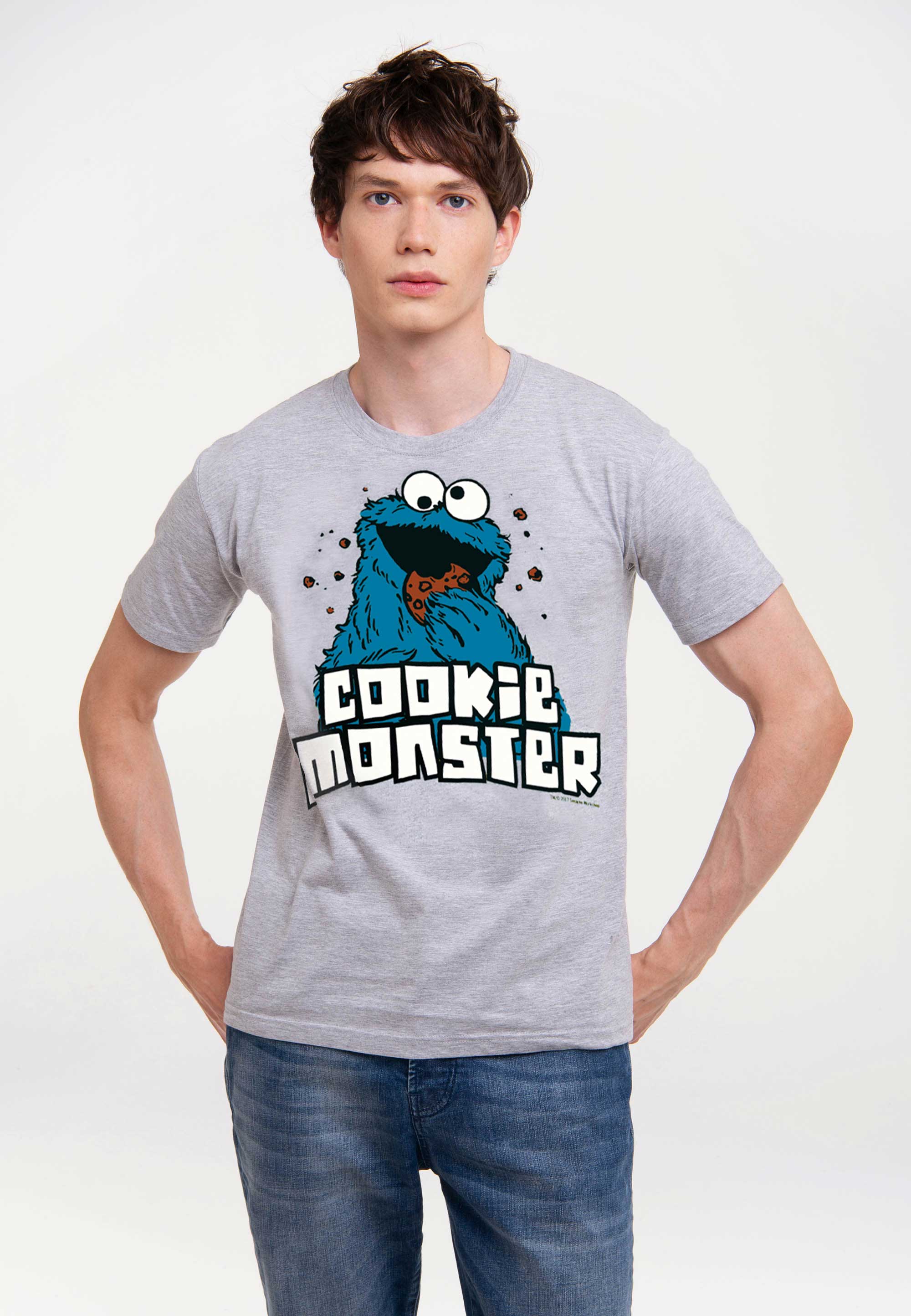 T-Shirt »Sesamstrasse - Krümelmonster«, mit coolem Print