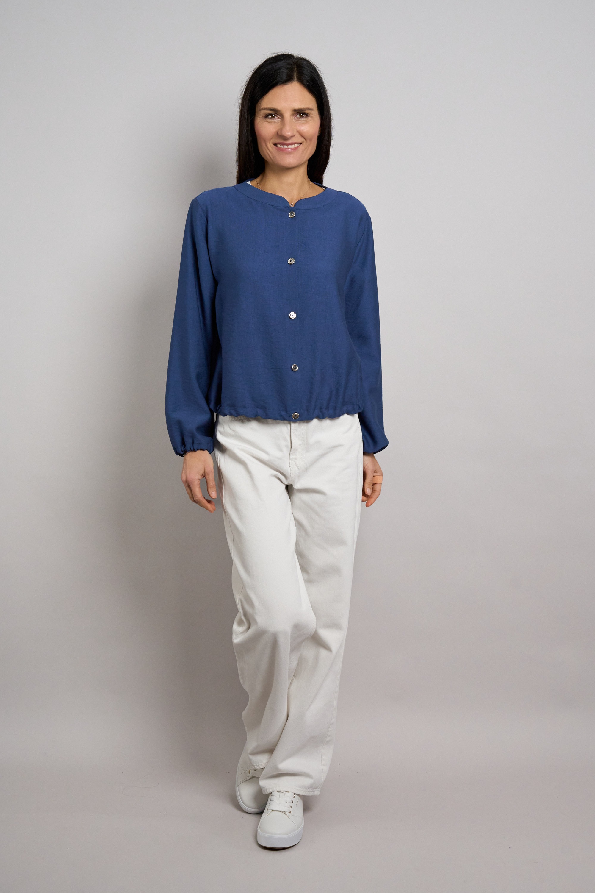 Seidel Moden Blusenjacke "Otto exclusiv" ohne Kapuze mit Knopfleiste - Visk günstig online kaufen