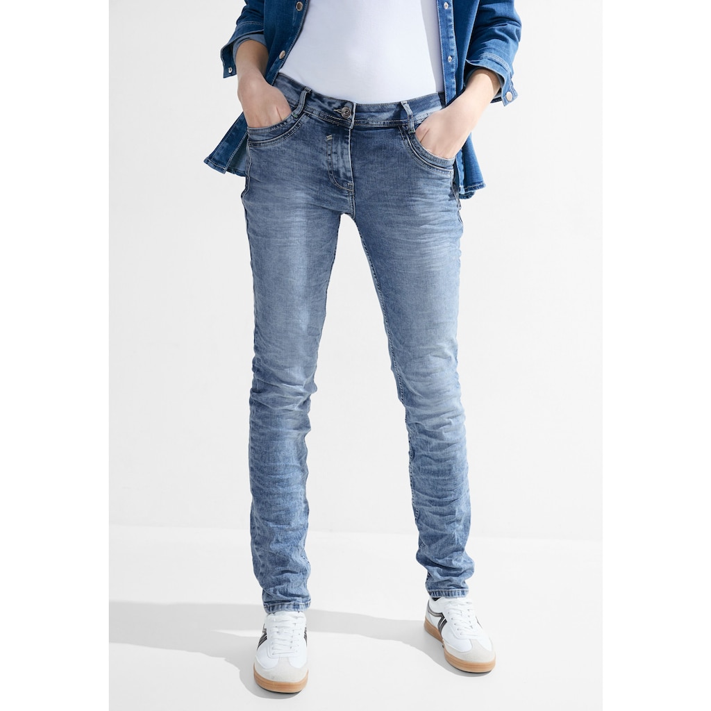 Cecil Loose-fit-Jeans, Middle Waist