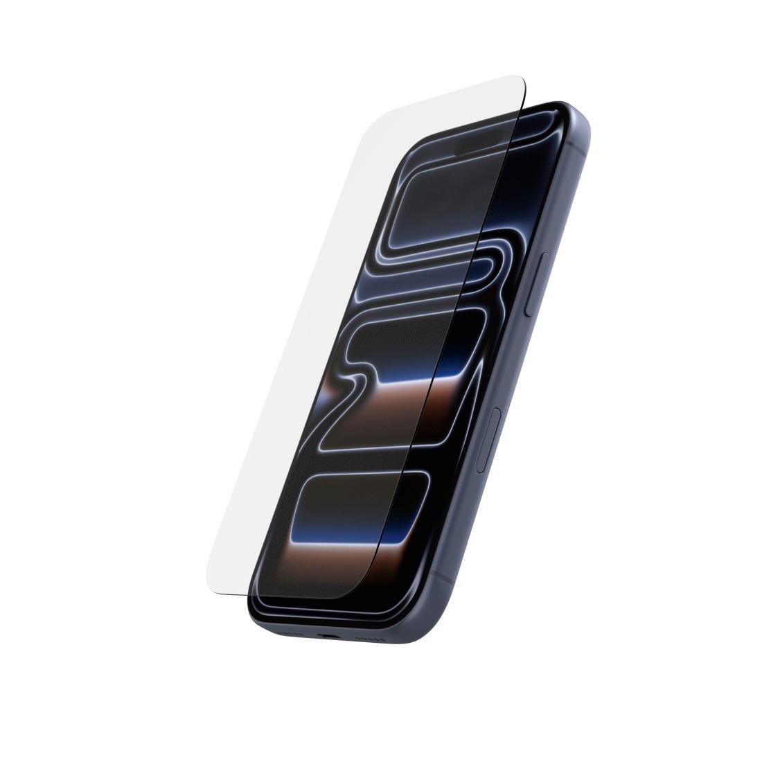 Hama Displayschutzglas »Displayschutz für iPhone 17 Pro (Panzerglas, ultraklar, Montagehilfe)«