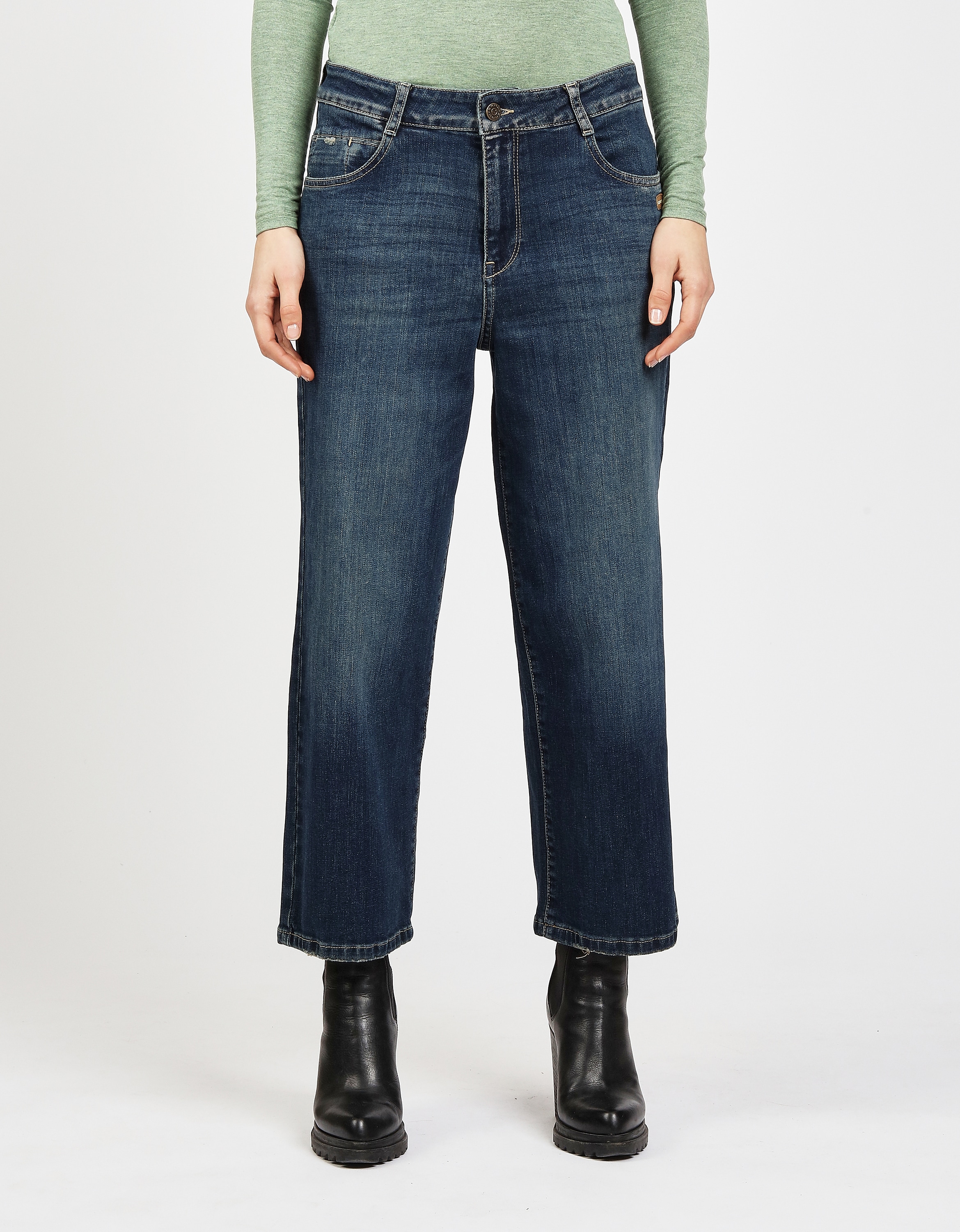 GANG Weite Jeans "GANG Jeans Wide Fit 94CAROL CULOTTE" günstig online kaufen