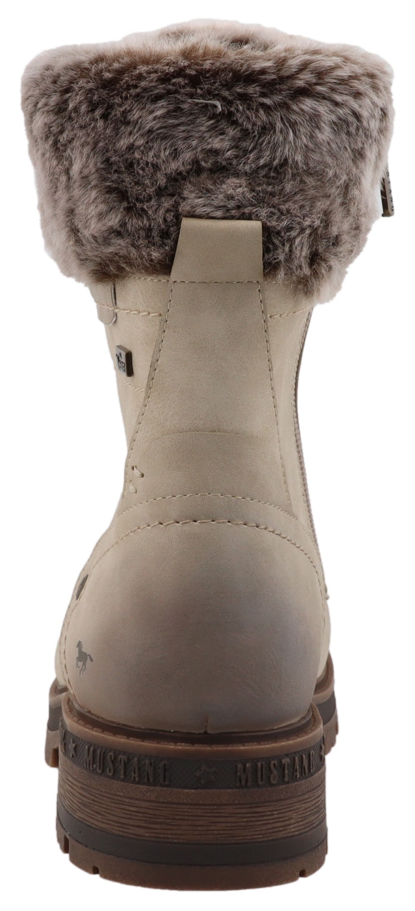 Mustang Shoes Winterstiefelette "Darleen" Winterboots mit Fellimitatkragen günstig online kaufen