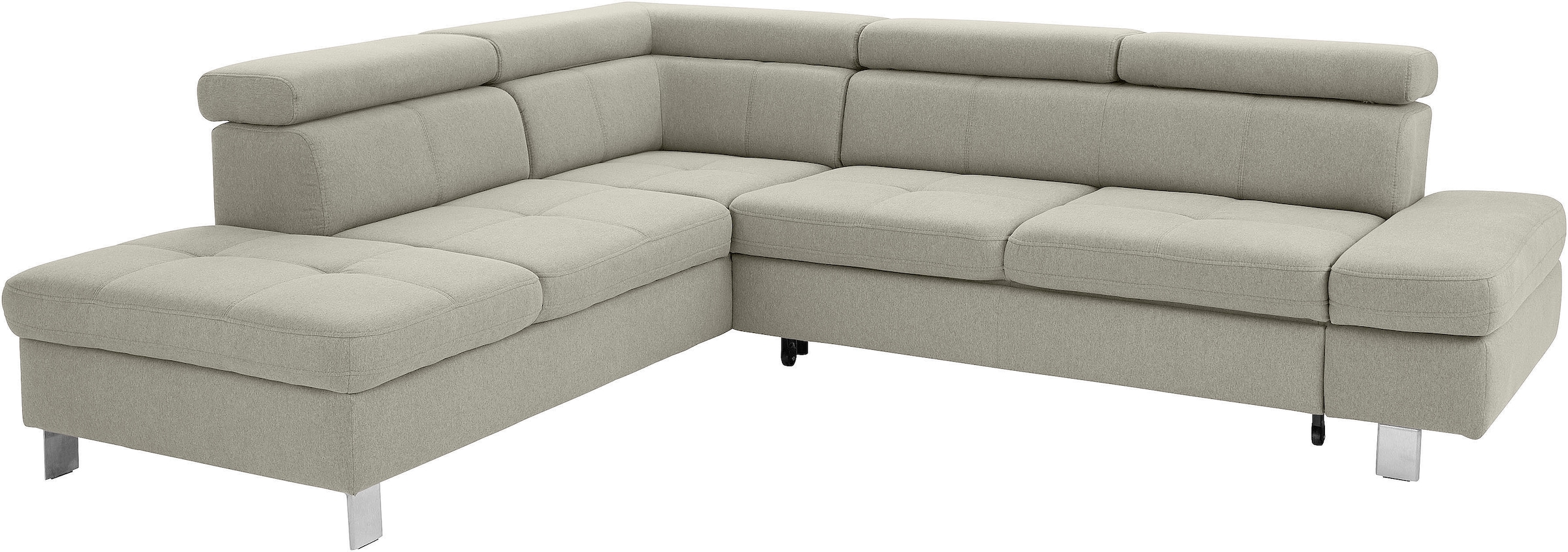 exxpo - sofa fashion Ecksofa "Fiji, L-Form", mit Kopf- bzw. Rückenverstellu günstig online kaufen