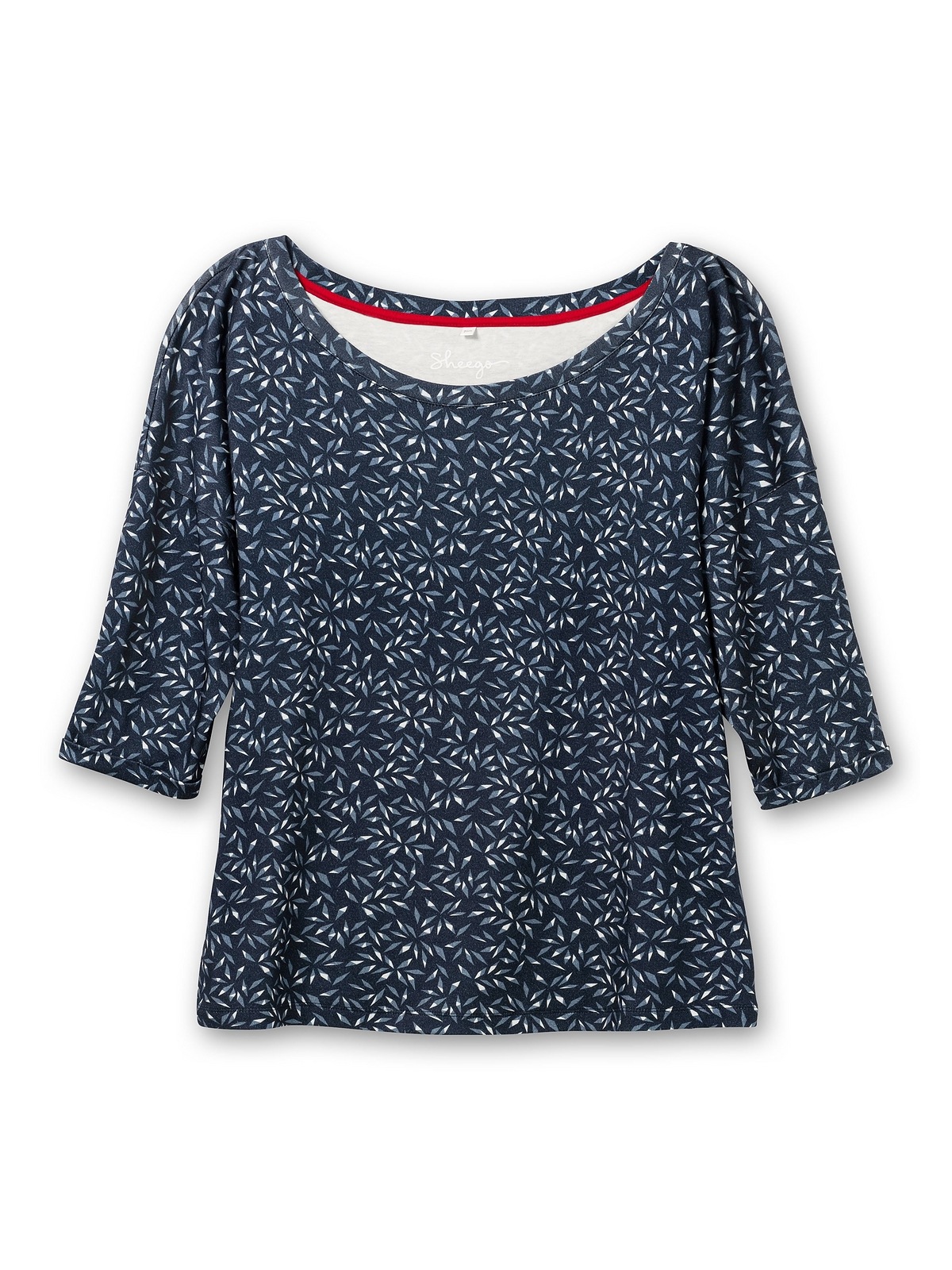 Sheego Sweatshirt »Große Größen«, mit Alloverdruck, aus Interlock
