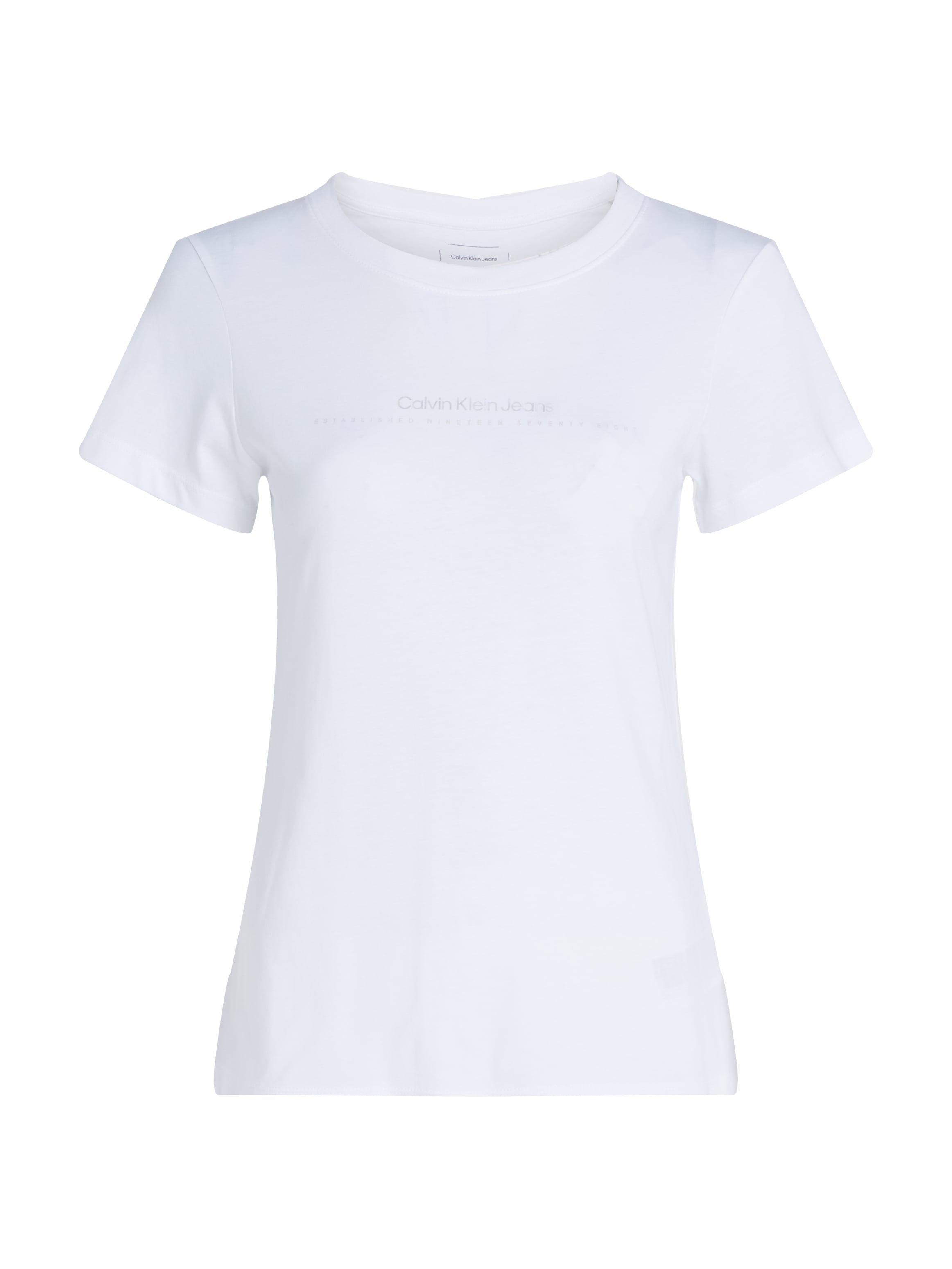 Calvin Klein Jeans Rundhalsshirt »INSTITUTIONAL GRAPHIC SLIM TEE«, mit Logodruck