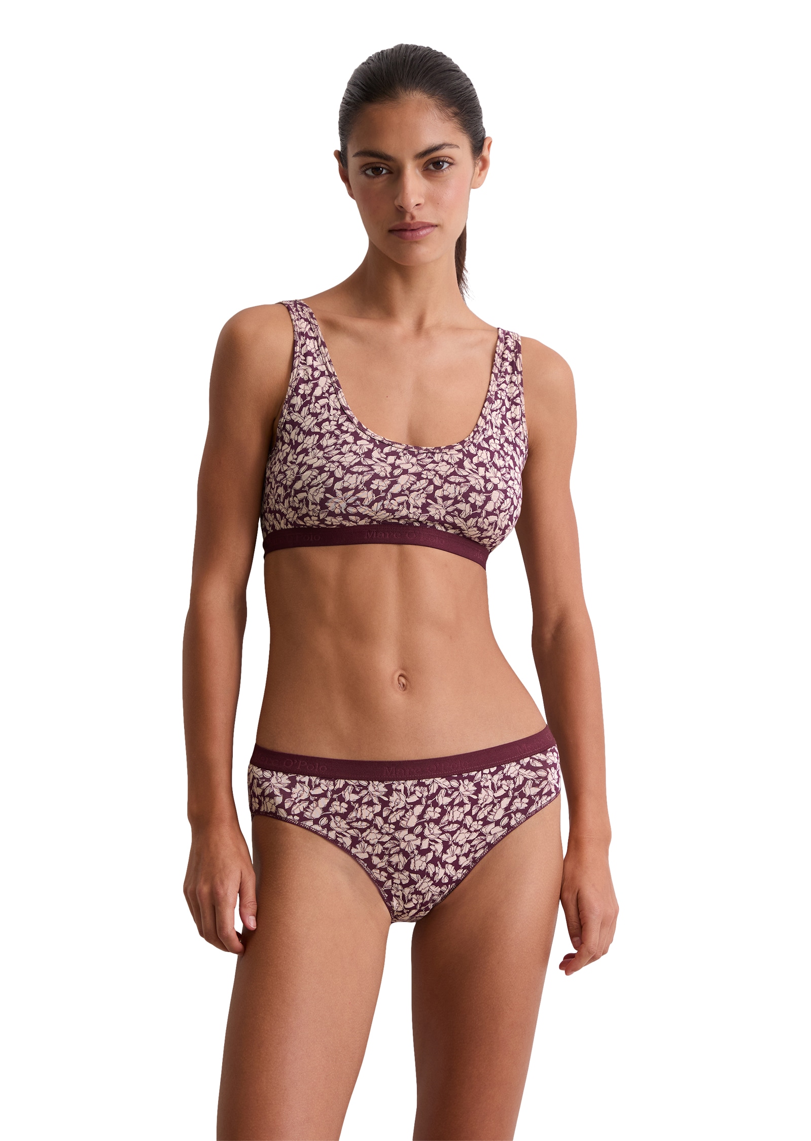 Marc O'Polo Hüftslip »Essentials«, (3er Pack), Baumwollmix, elastischer Bund, atmungsaktiv