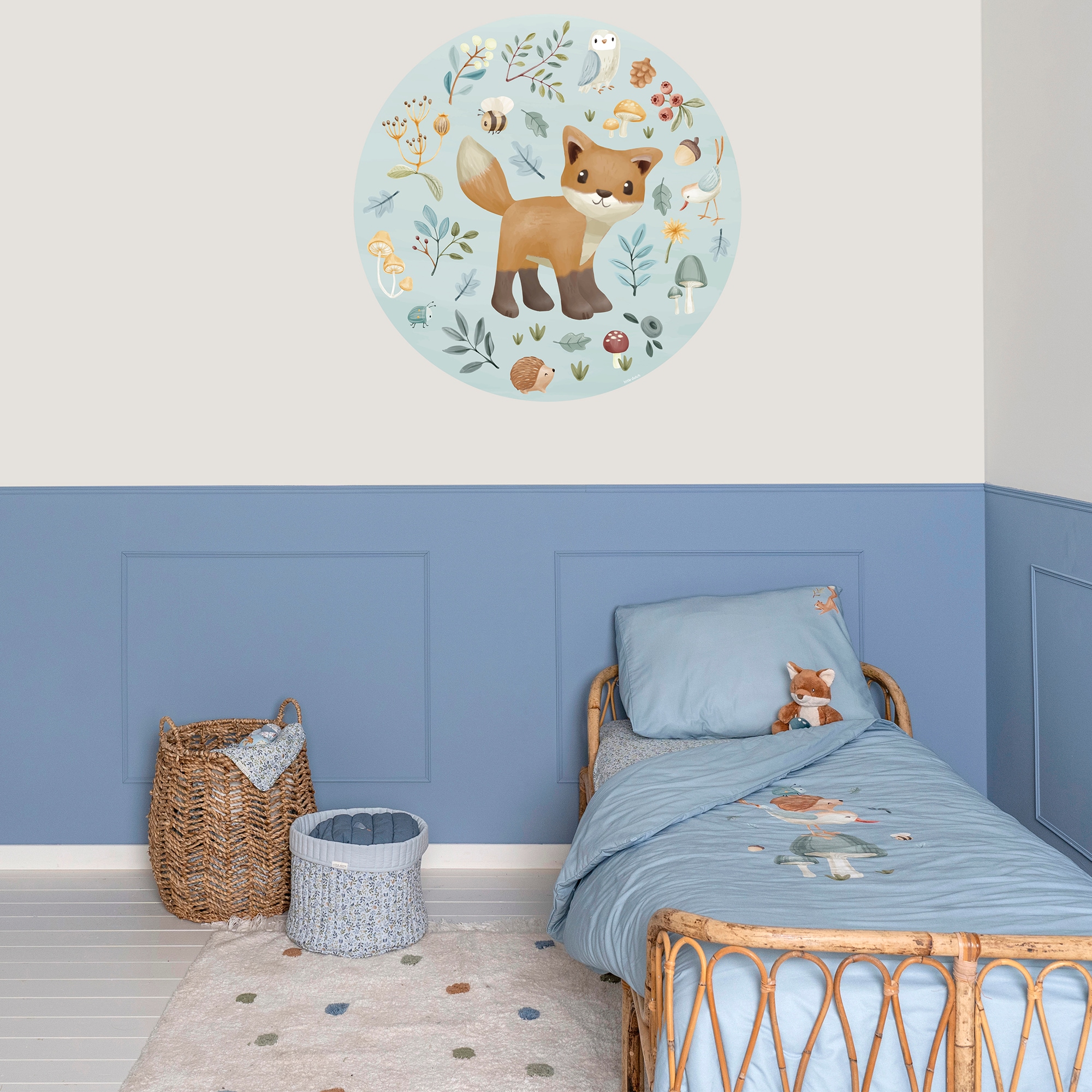LITTLE DUTCH Wandtattoo "Wandsticker XL Forest Friends (100x100cm)", (1 St. günstig online kaufen