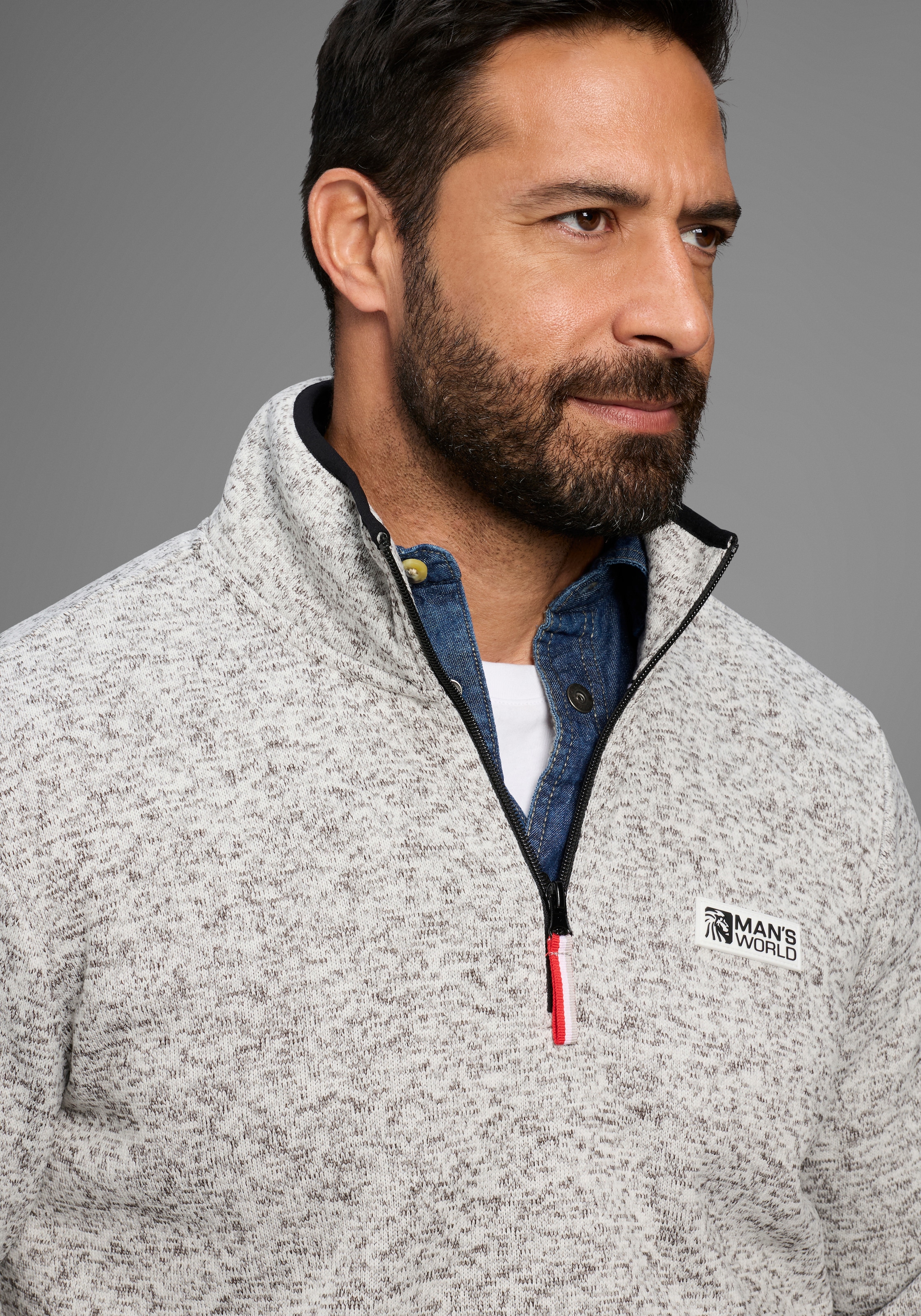 Man's World Sweatshirt, Freizeit Allrounder