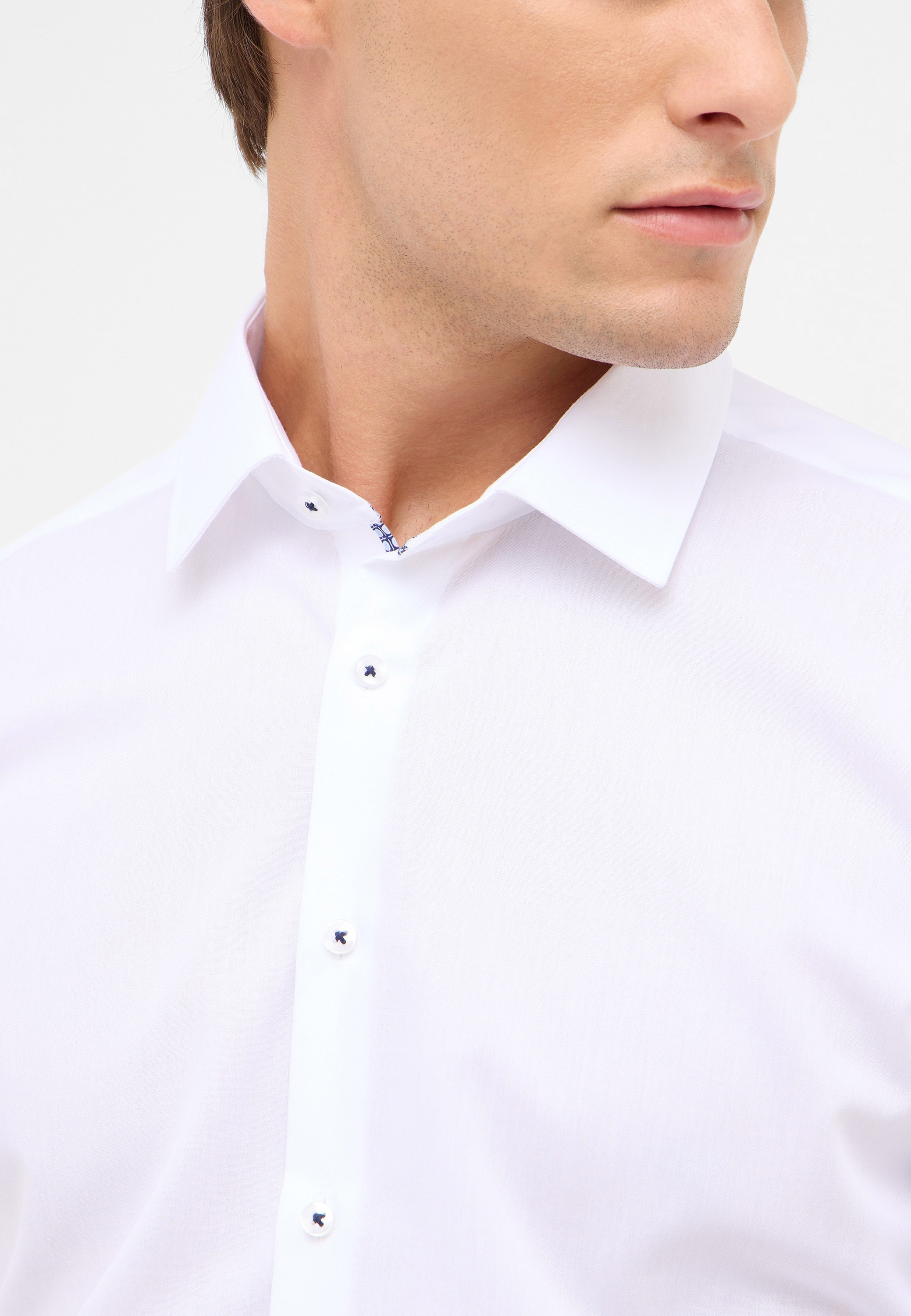 Thumbnail - Eterna Langarmhemd "SLIM FIT" NON IRON (bügelfrei)