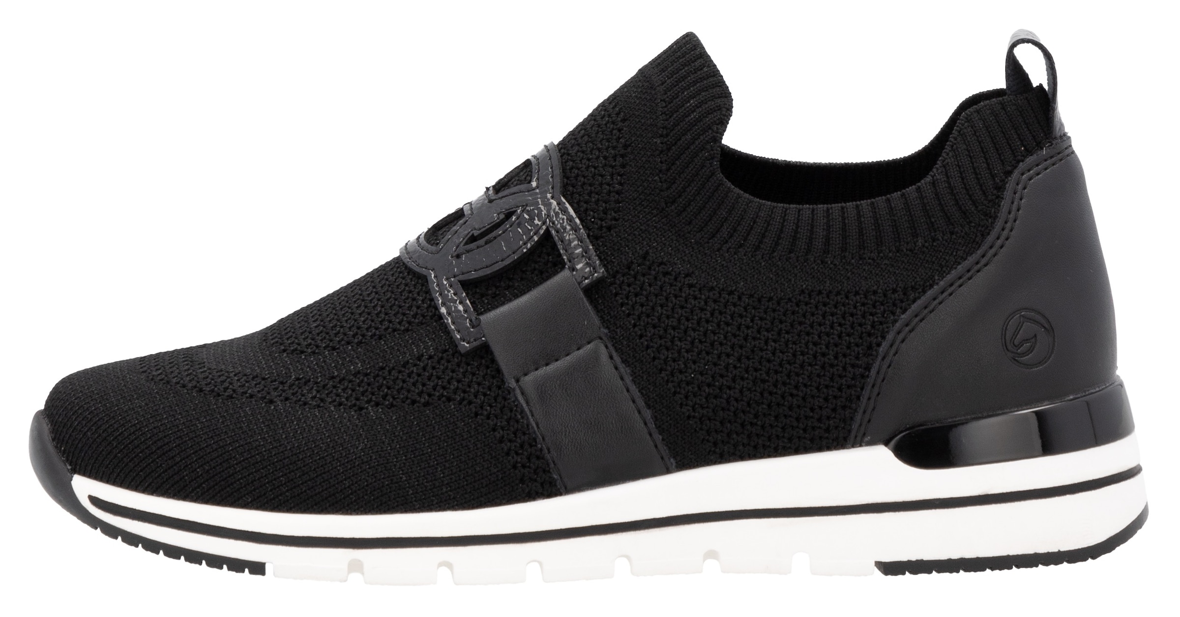 Remonte Slip-On Sneaker, Freizeitschuh, Halbschuh, Slipper mit Gummizug am Schaftrand