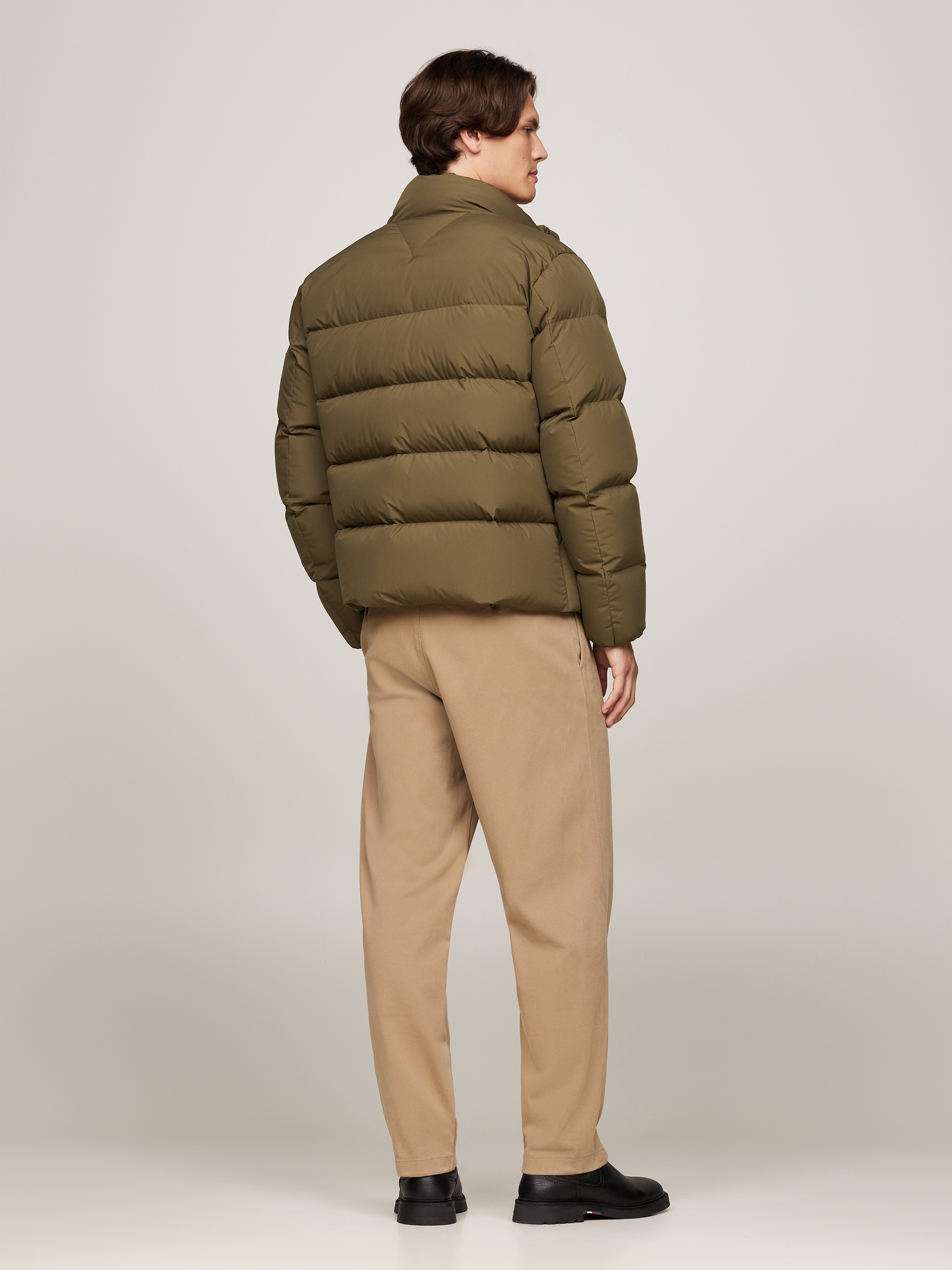Tommy Hilfiger Steppjacke »DOWN PUFFER JACKET«, ohne Kapuze