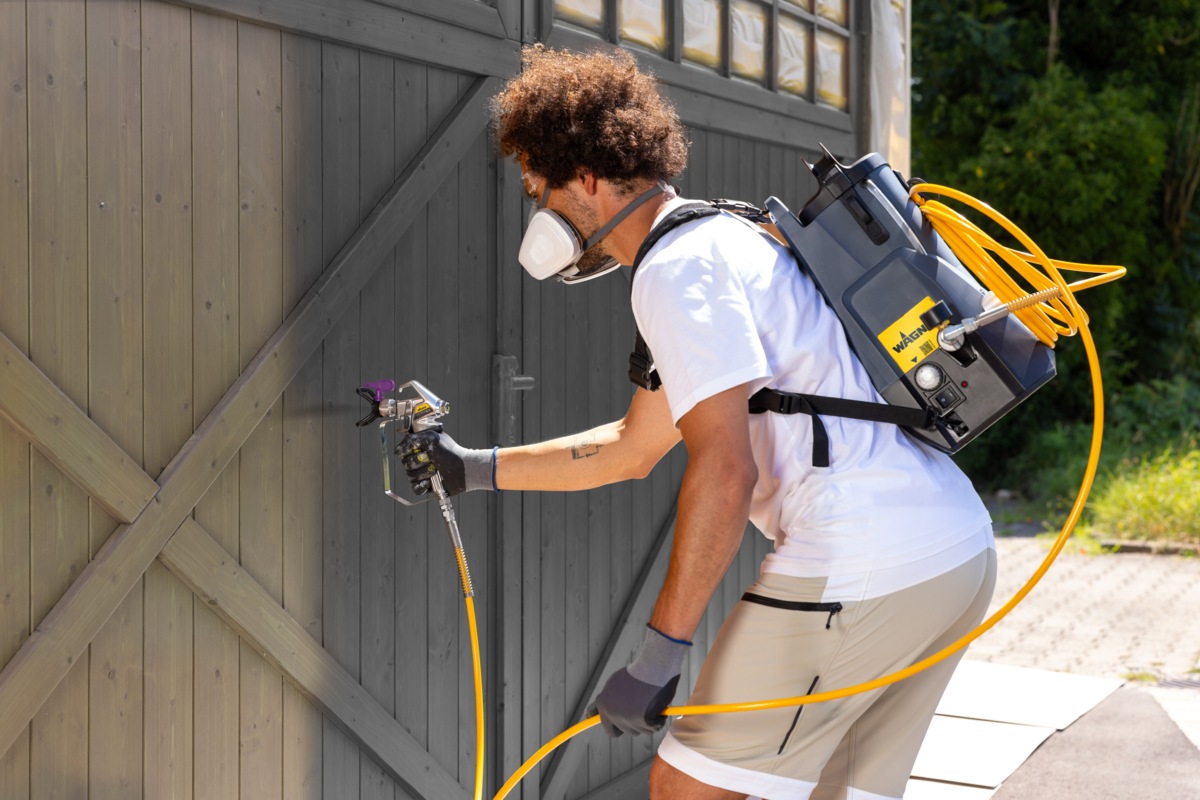 WAGNER Farbsprühgerät »SprayPack 18 V Kit« Inkl. 2. Bosch AmpShare Akku + FlexTwist Z