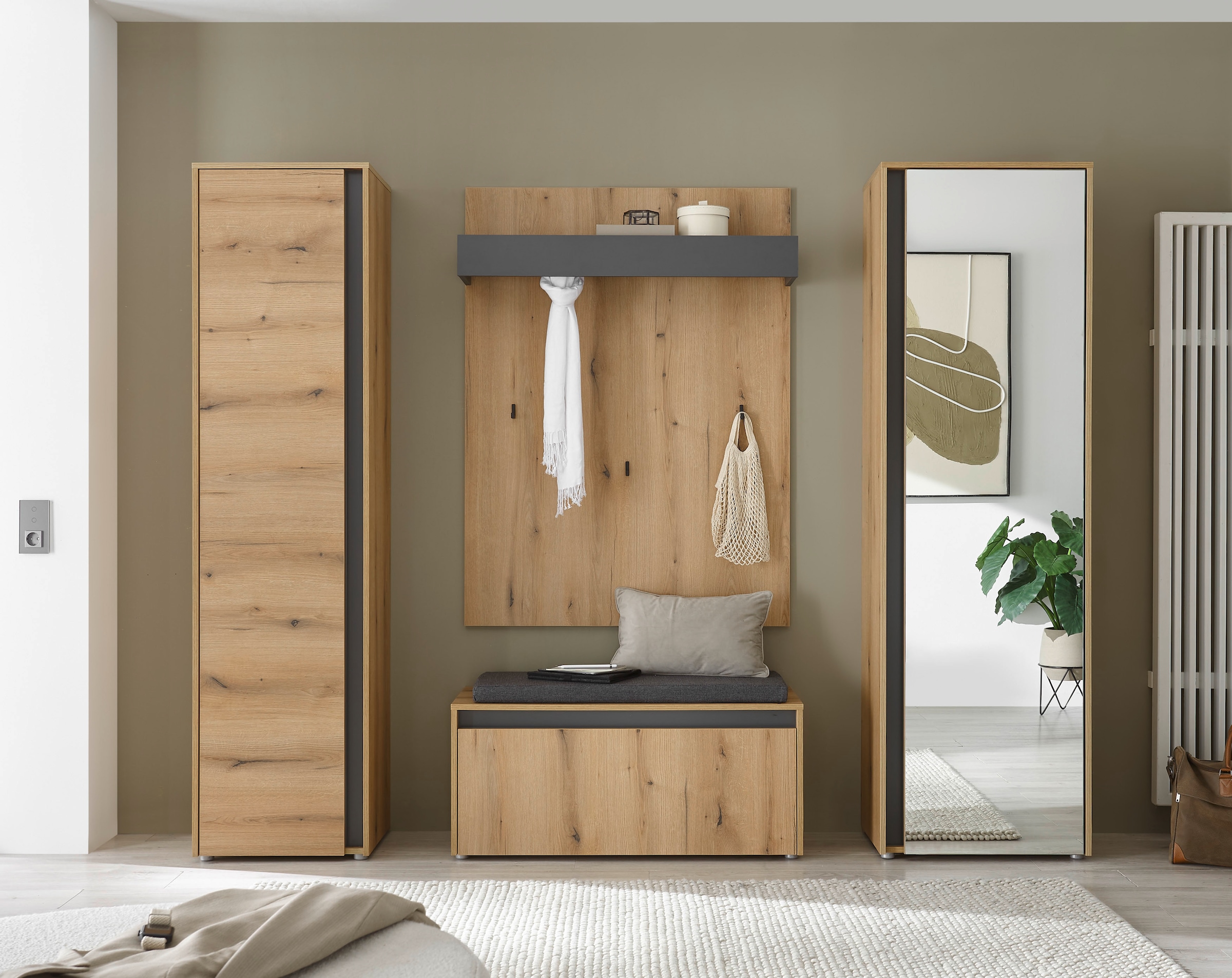 INOSIGN Garderoben-Set "GIRON/CiTY, moderne Garderobe, Komplettset mit viel günstig online kaufen