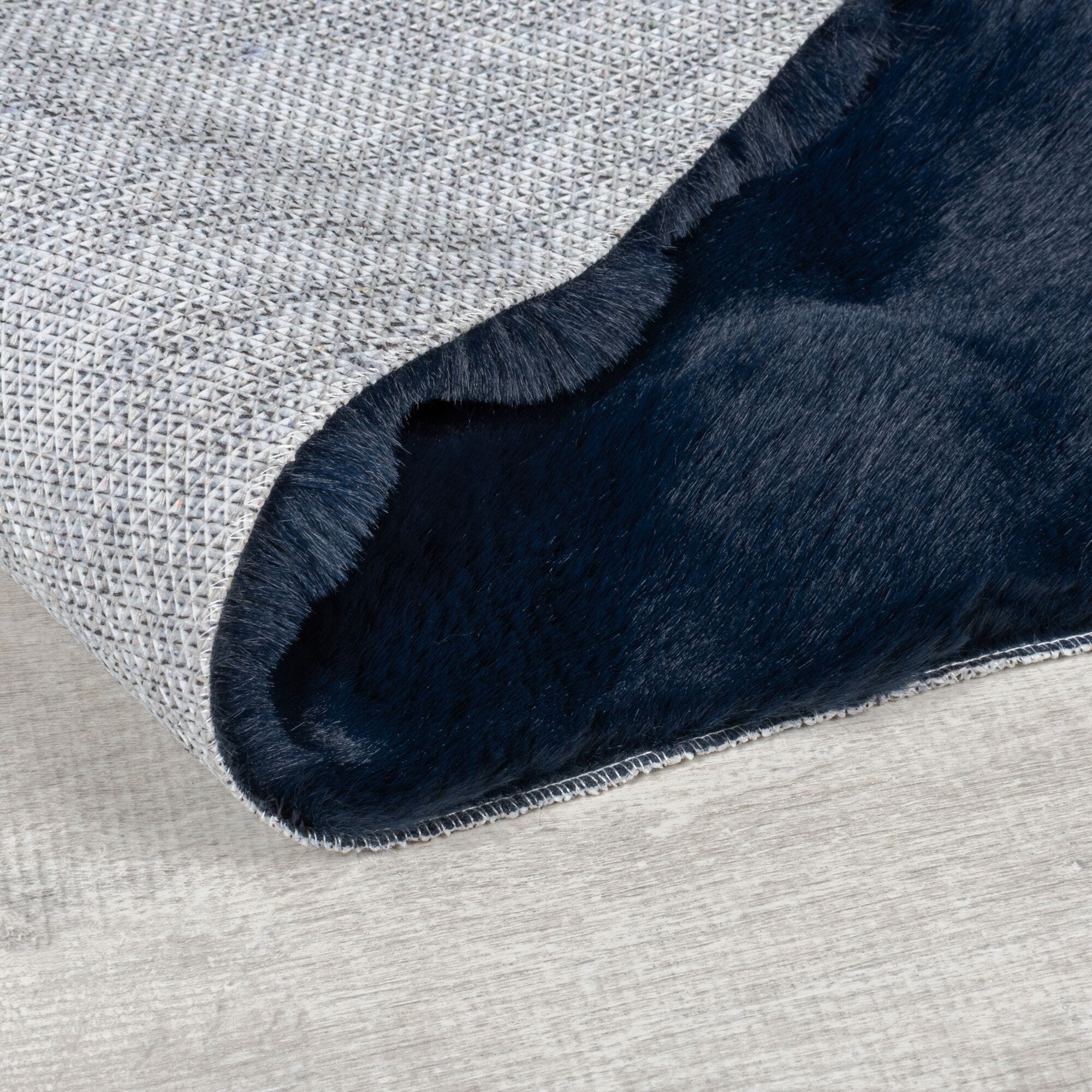 FLAIR RUGS Hochflor-Teppich »Waffle Faux Fur«, rechteckig, 35 mm Höhe, Waffelmuster, waschbarer Kunstpelzteppich