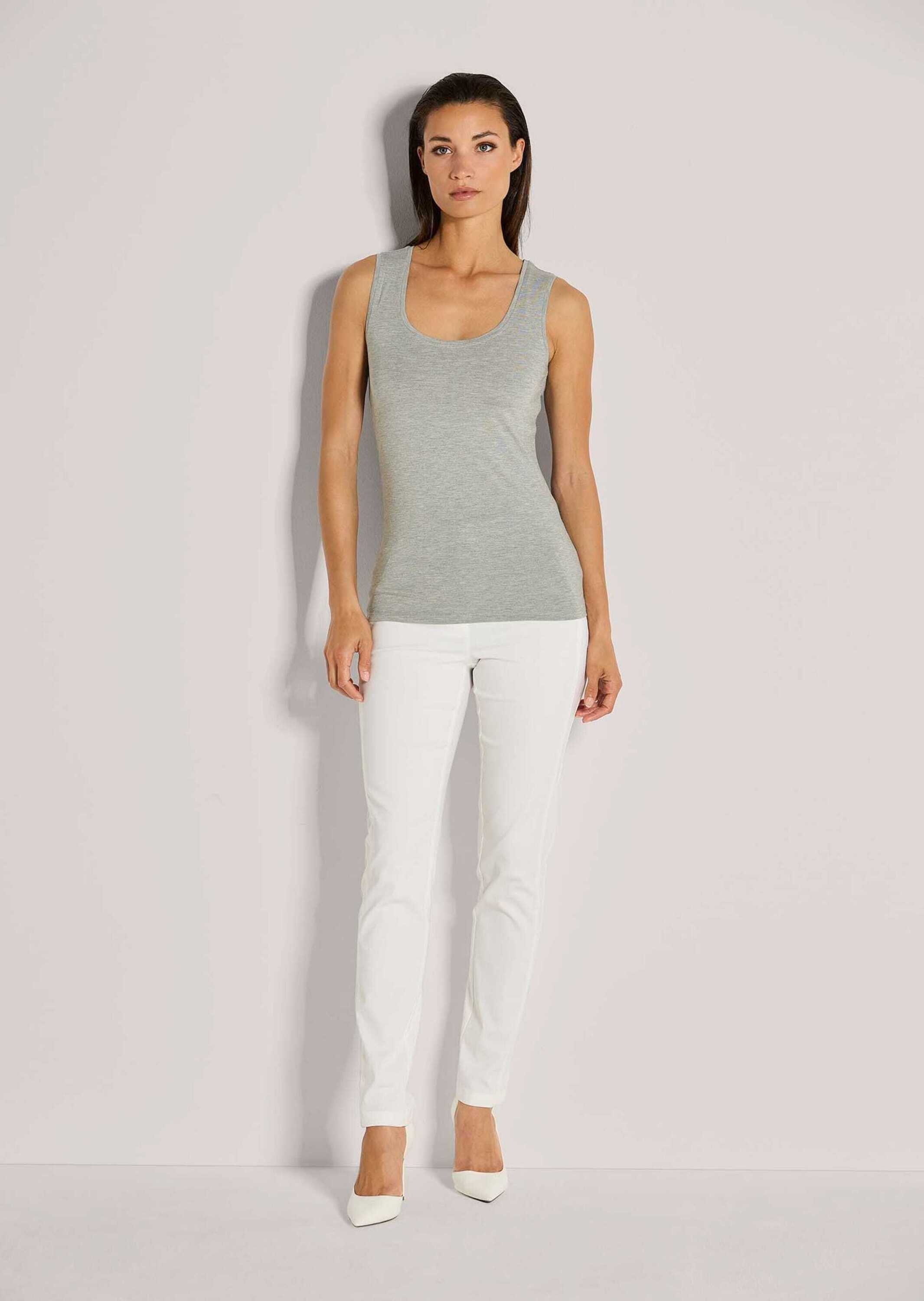MADELEINE Trägertop »Tanktop Tanktop mit breiten Trägern« Glatte Jerseyware