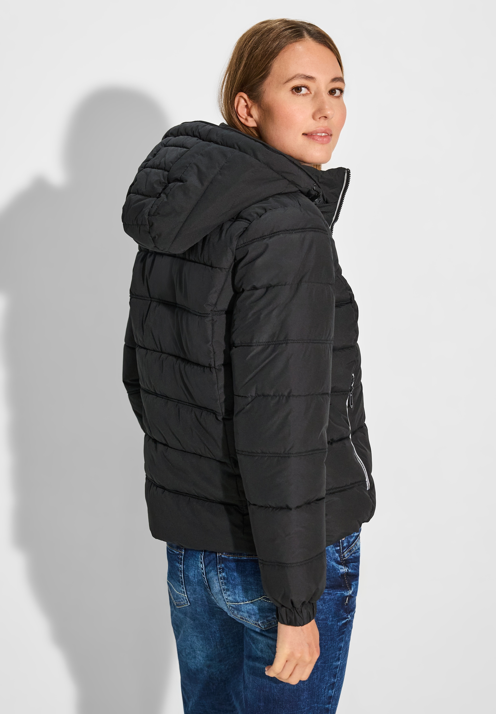 Cecil Steppjacke, mit Kapuze, mit Kapuze