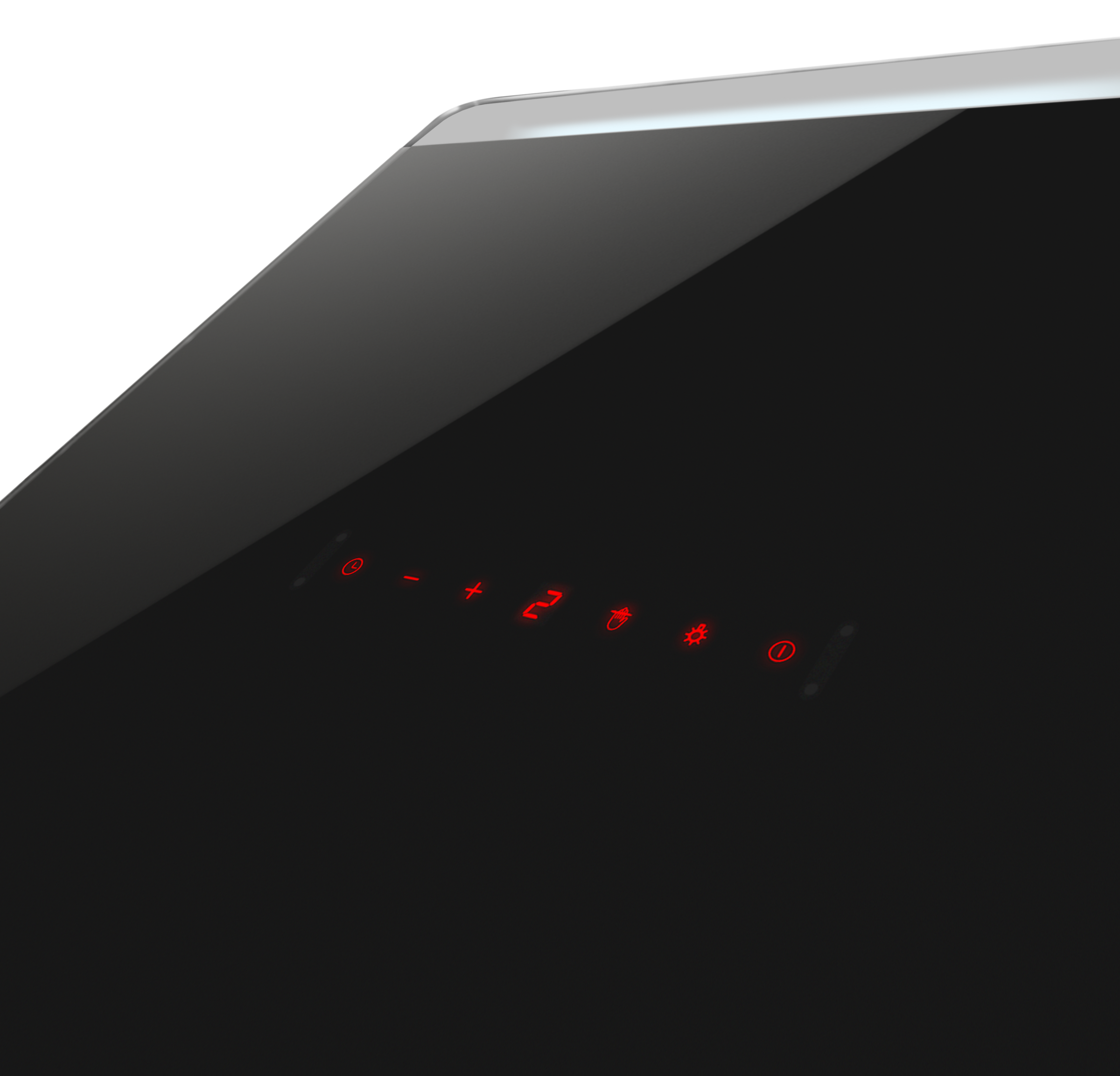 Amica Kaminhaube »KHF 695 801 S« Schwarz, stilvoll, flexibel – helles Licht, schnell sauber