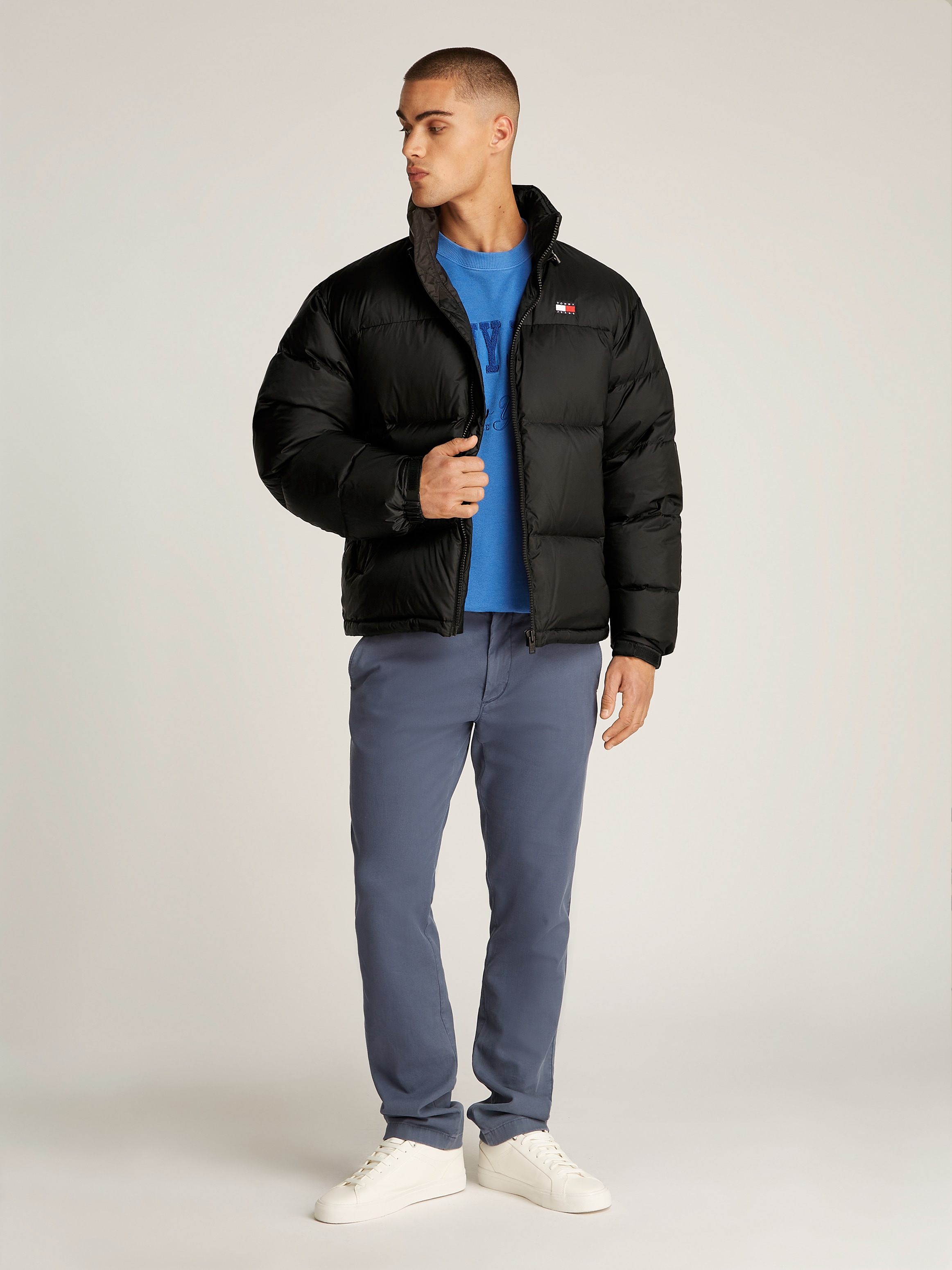 Tommy Jeans Steppjacke »TJM ALASKA PCKBLE HD PUFFER EXT«, mit Logostickerei