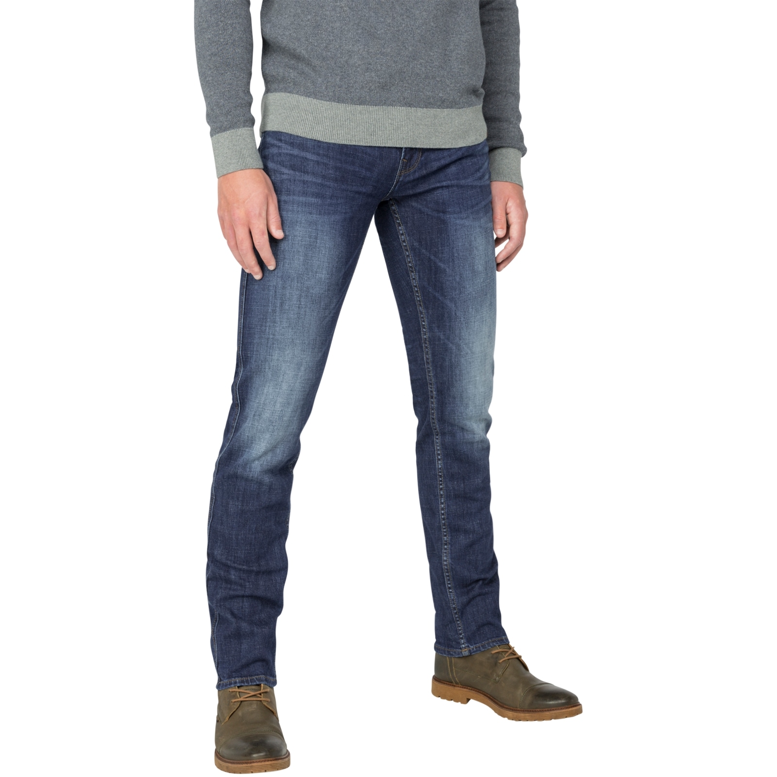 PME LEGEND Herren Regular-fit-Jeans "Nightflight PTR120", blau, Gr. 48, Denim/Jeans, Obermaterial: 93% Baumwolle, 6% Polyester, 1% Elasthan, Jeans,