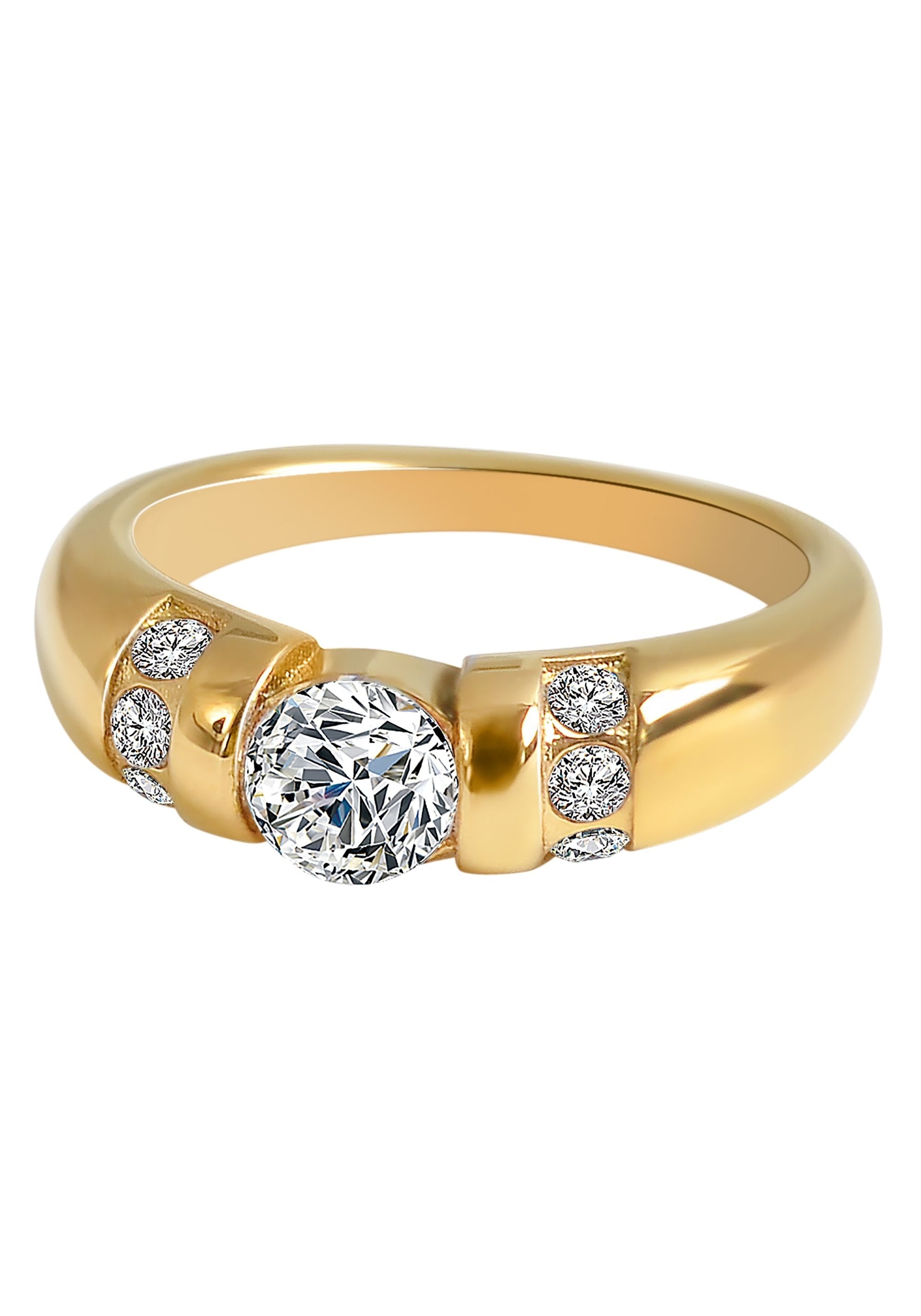 AKZENT Fingerring »Vangelia, goldfarbig, langlebig«