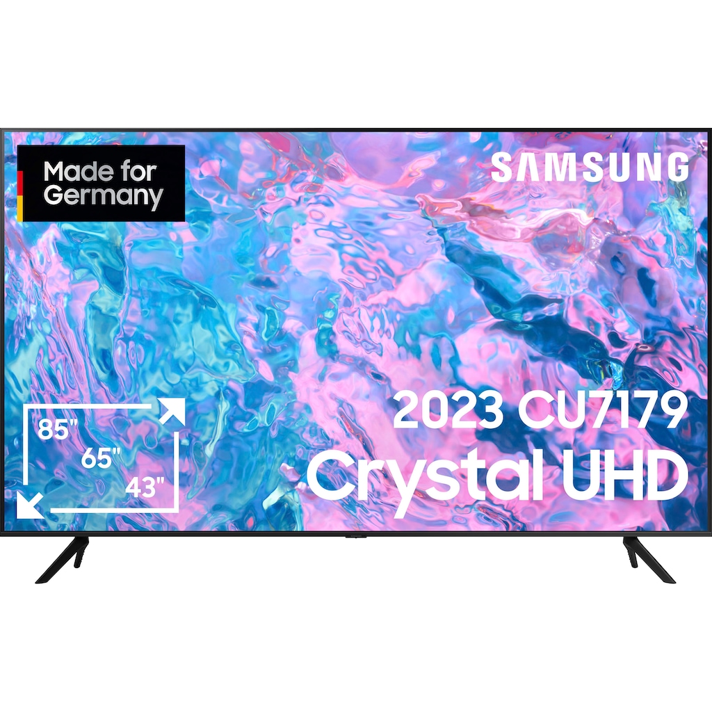 Samsung LED-Fernseher, 163 cm/65 Zoll, Smart-TV, PurColor-Crystal Prozessor 4K-Gaming Hub-Smart Hub & Gaming Hub-Object Tracking Sound Lite