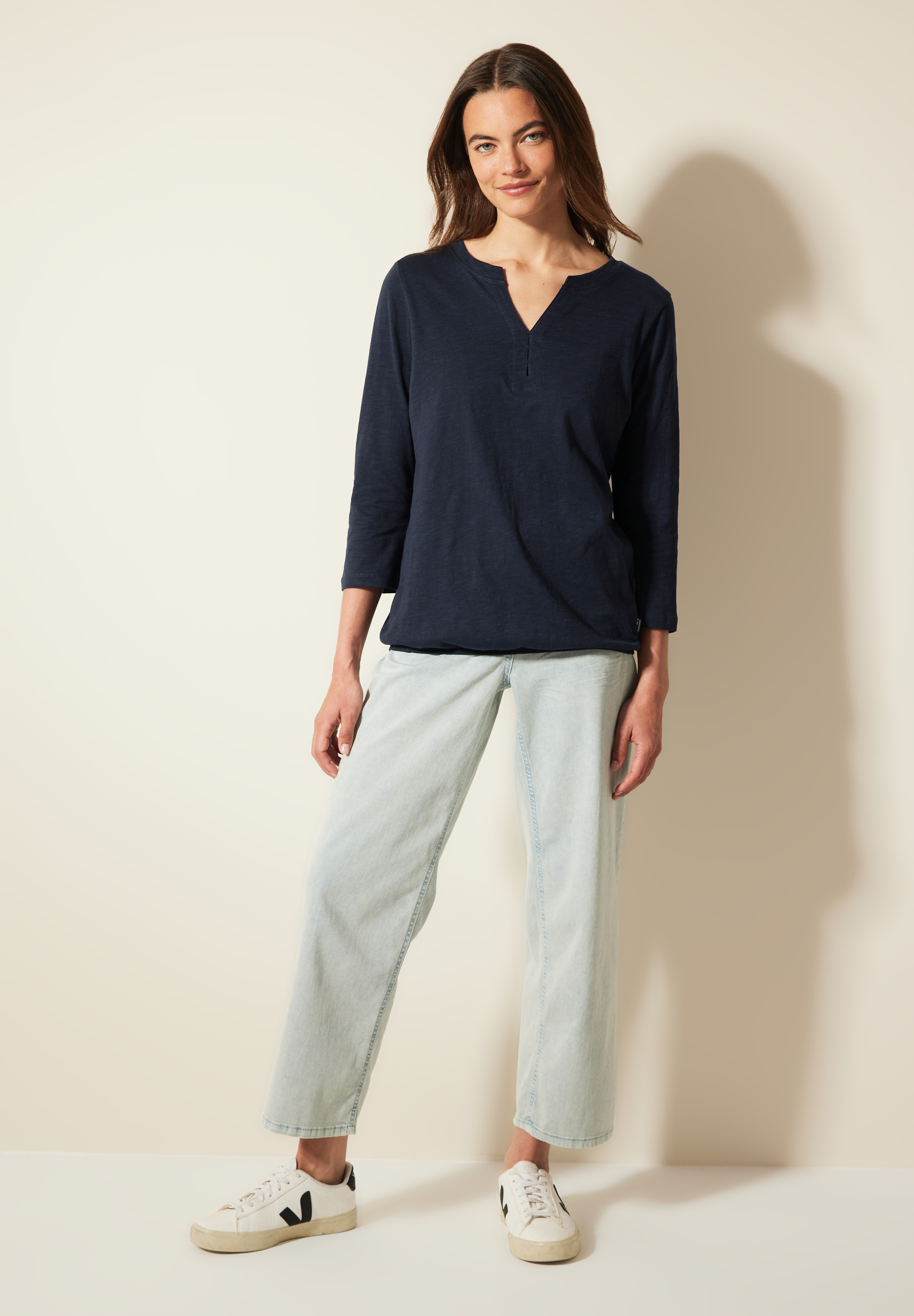 Cecil 3/4-Arm-Shirt, mit 3/4 Ärmeln