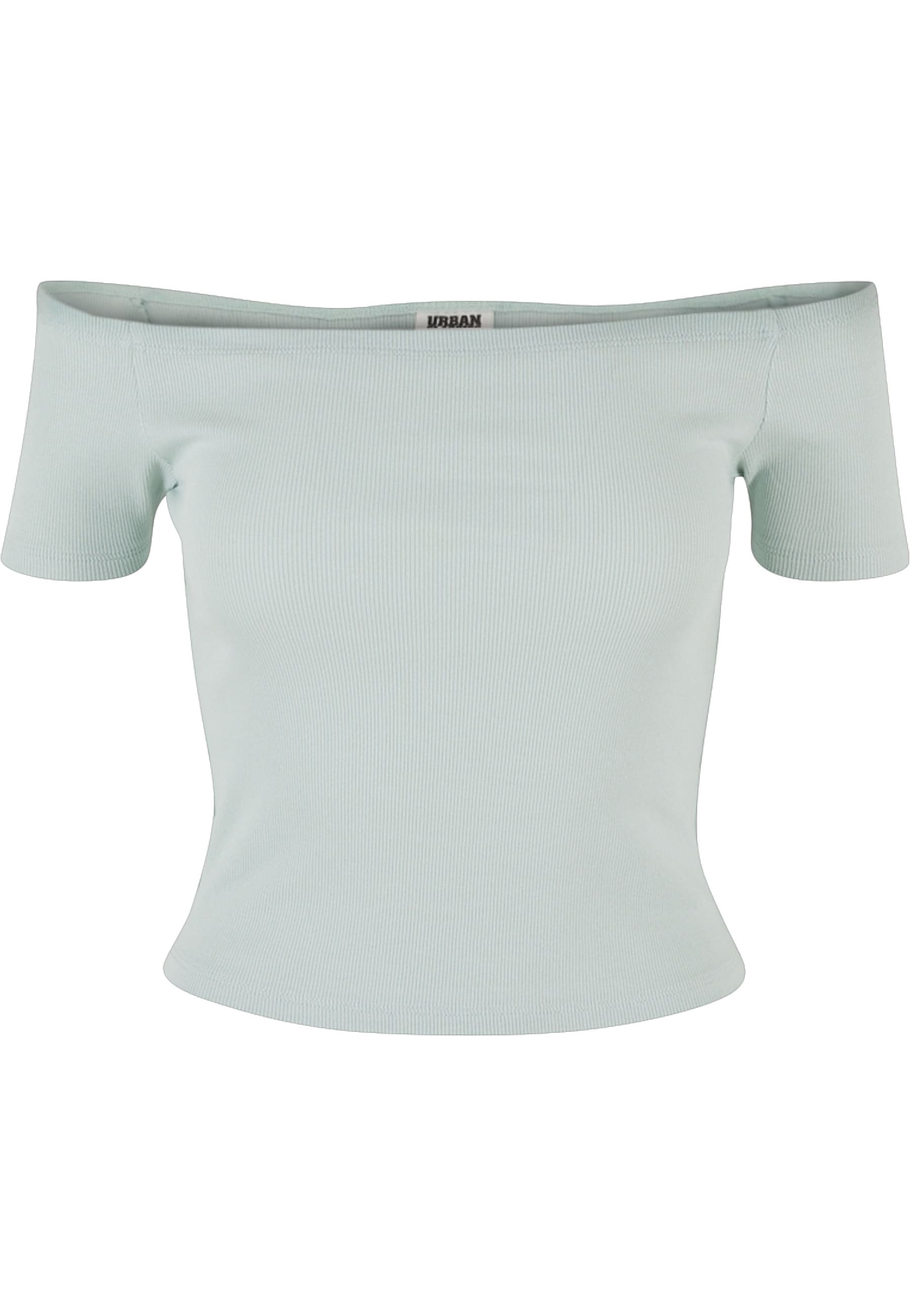 URBAN CLASSICS T-Shirt "Urban Classics Damen Ladies Organic Off Shoulder Ri günstig online kaufen