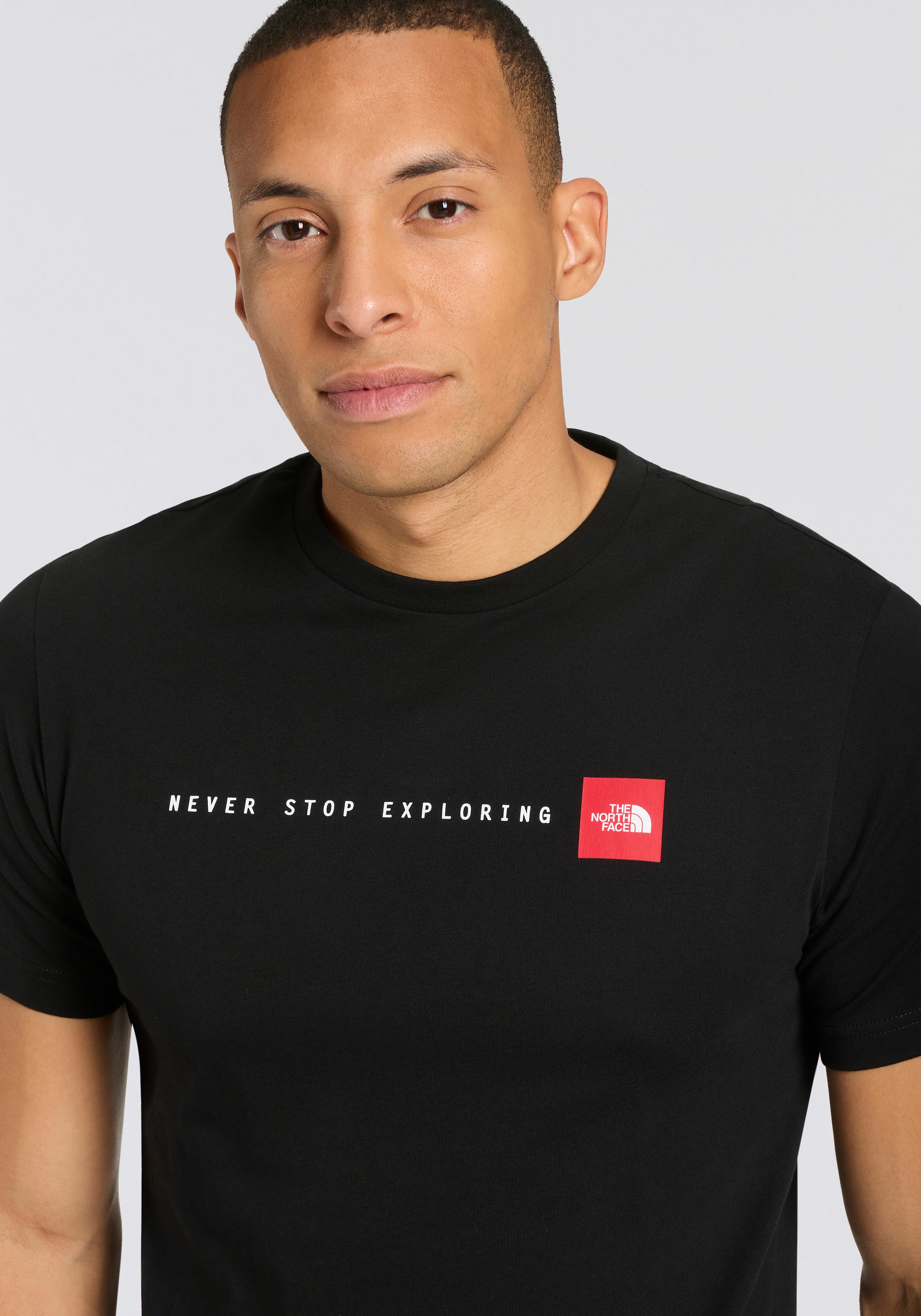 The North Face T-Shirt »M SS NEVER STOP EXPLORING TEE«, (1 tlg.)