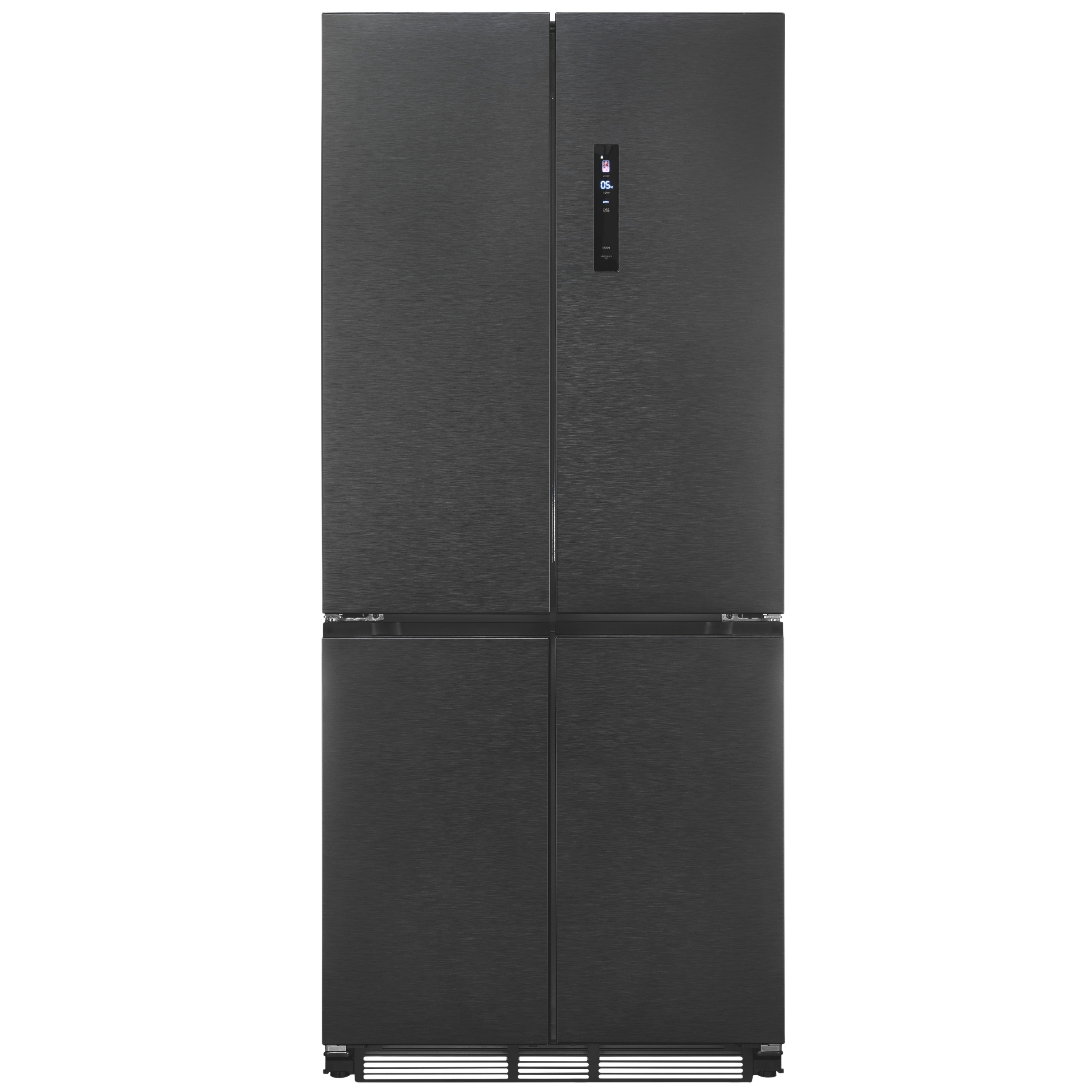 exquisit Multi Door "EMD470-170-200E inoxlook-az" 193 cm hoch 84 cm breit Nie mehr abtauen – No-Frost & Umluft für perfekte Kühlung