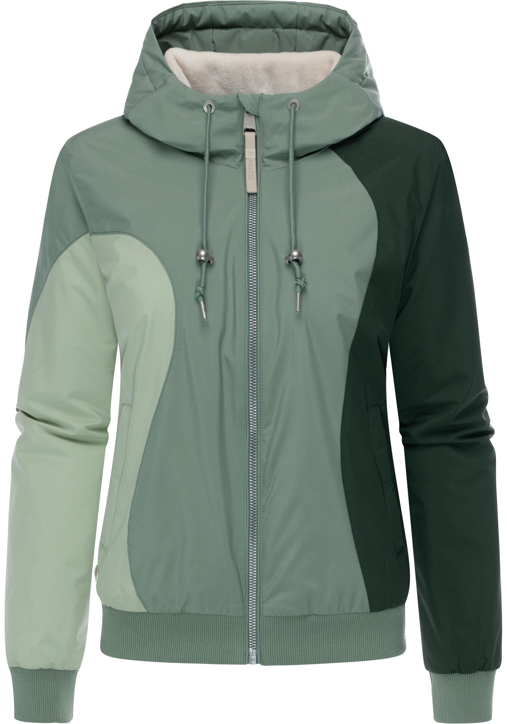 Ragwear Bomberjacke "Oggie Block Warm YOUMODO" mit Kapuze Wasserdichte Wint günstig online kaufen