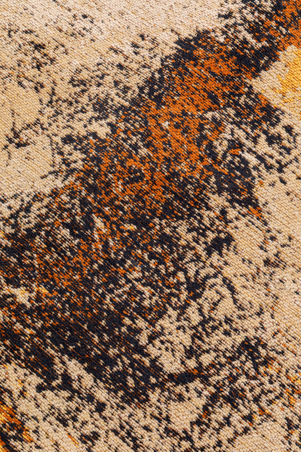 Kare Design Teppich »Dust Gold 170x240cm« rechteckig 1 mm Höhe