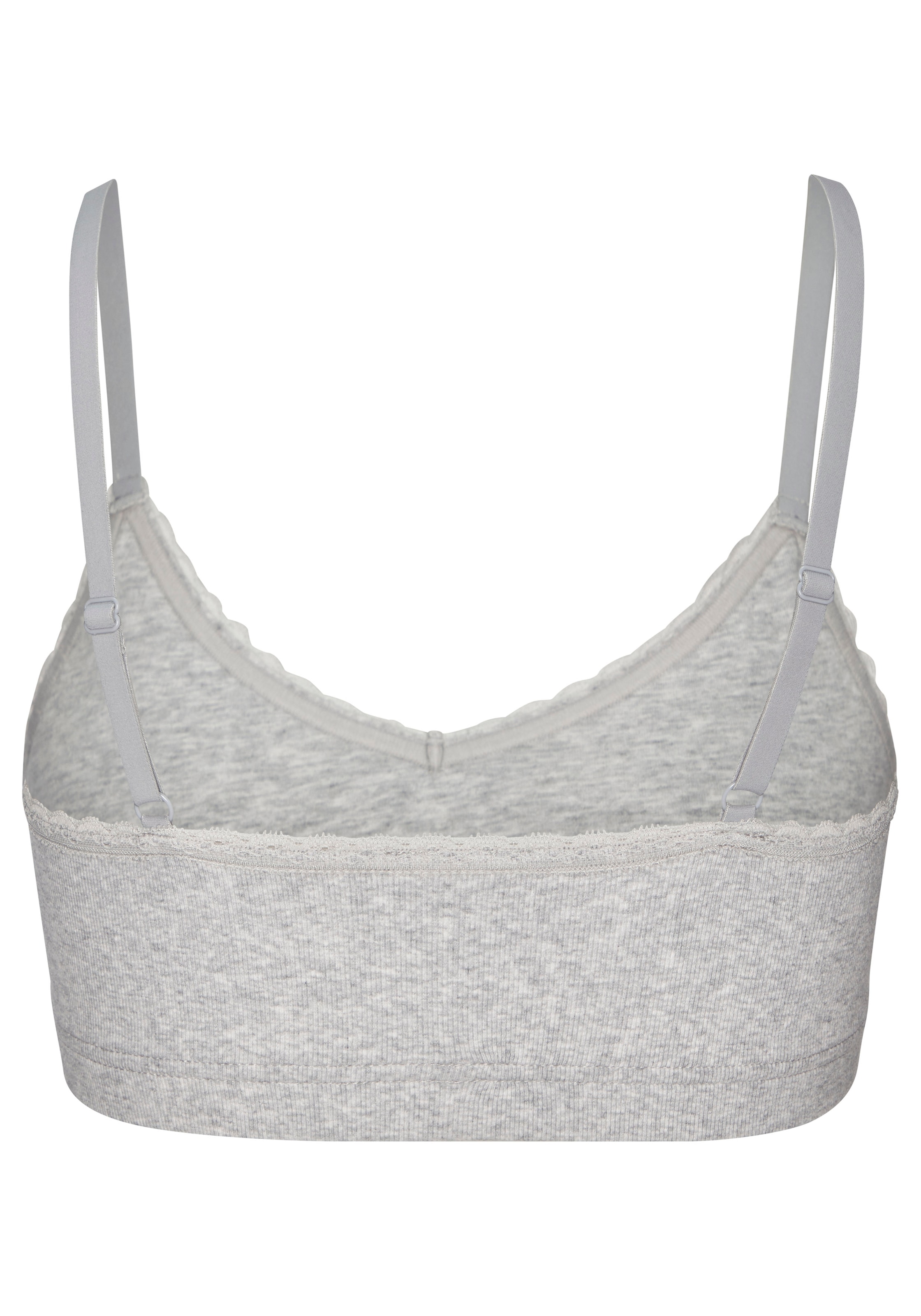 LASCANA Bustier in elastischer Rippen-Qualität
