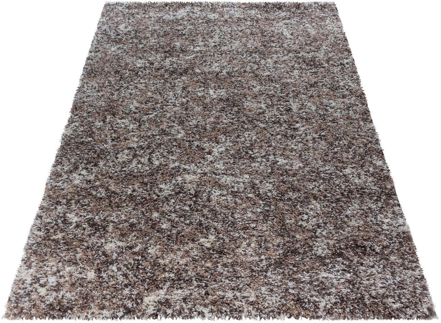 Ayyildiz Teppiche Hochflor-Teppich »Enjoy Shaggy«, rechteckig, 50 mm Höhe, auch als Läufer, Shaggy, Langflor, meliert, Wohnzimmer