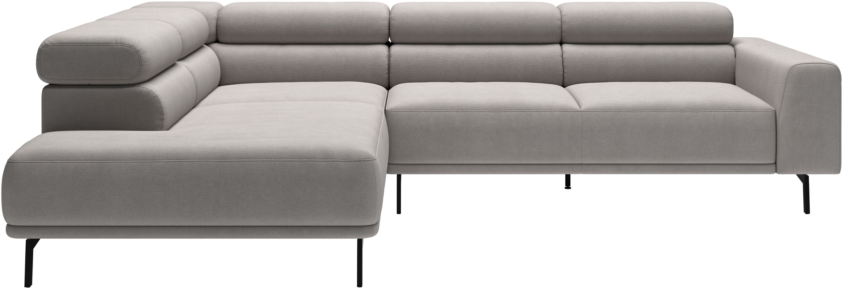 SCHÖNER WOHNEN-Kollektion 1100000002199 "Tossa, Modernes Design trifft smarte Funktione, Breite 273 cm" Motorischer Sitzvorzug, Kopfteil-Funktion & Saugroboter-Höhe