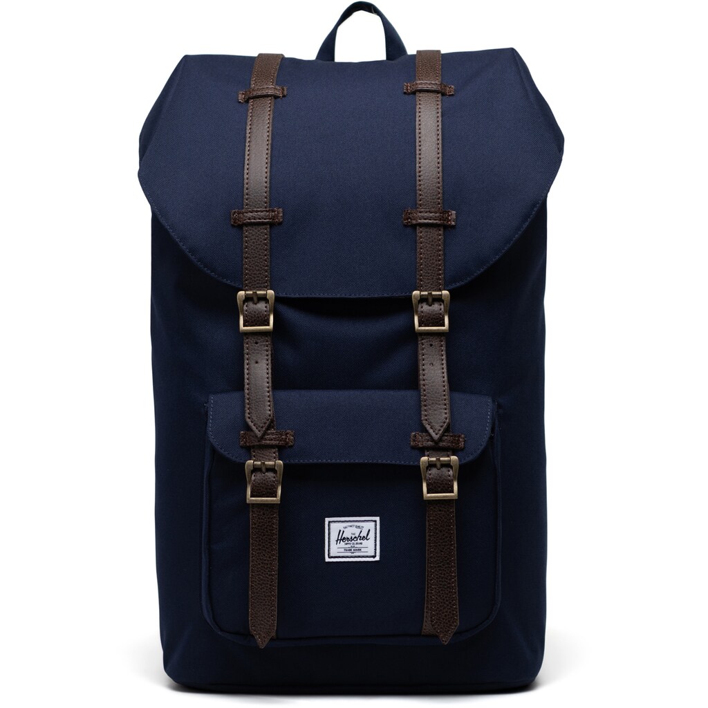 Herschel Laptoprucksack »Classic, Little America, Peacoat/Coffee«