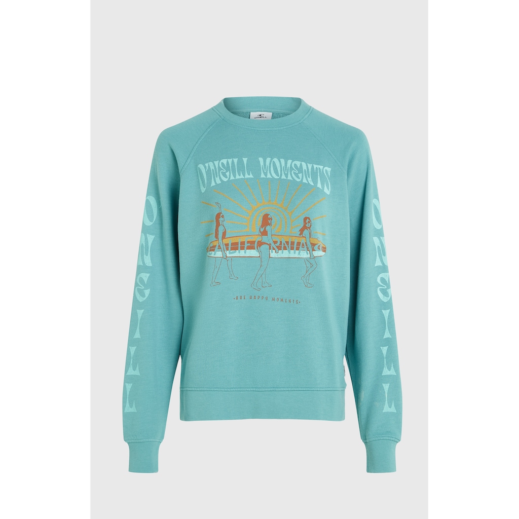 O'Neill Sweatshirt »O'NEILL BEACH VINTAGE CREW«, mit Rundhalsausschnitt