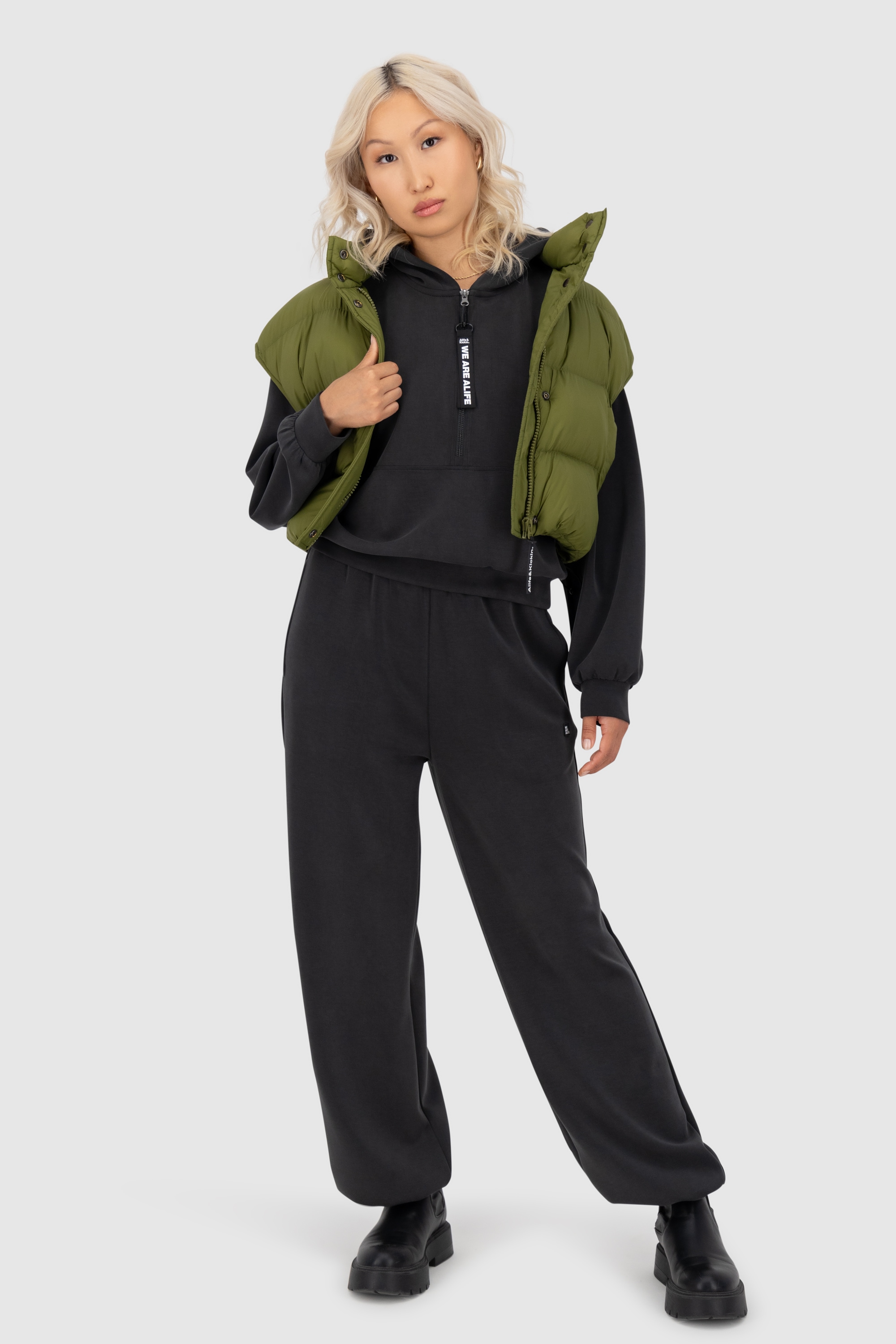 Alife & Kickin Kapuzensweatshirt »Damen FlaviaAK N«, Supersofter Hoodie Kapuzenpullover, Pullover mit Kapuze