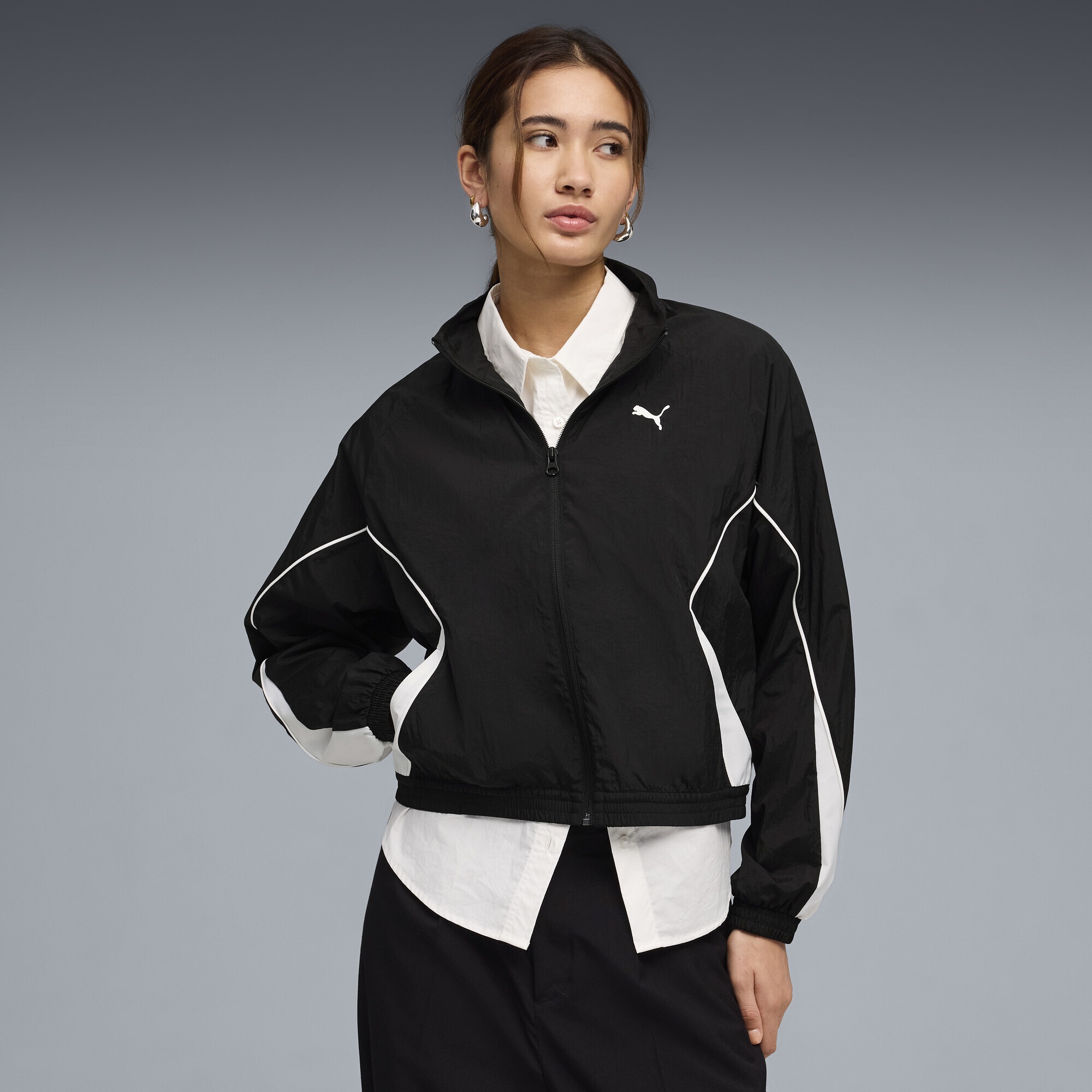 PUMA Trainingsjacke »PUMA Sport Relaxed Jacke mit Reißverschluss Damen«