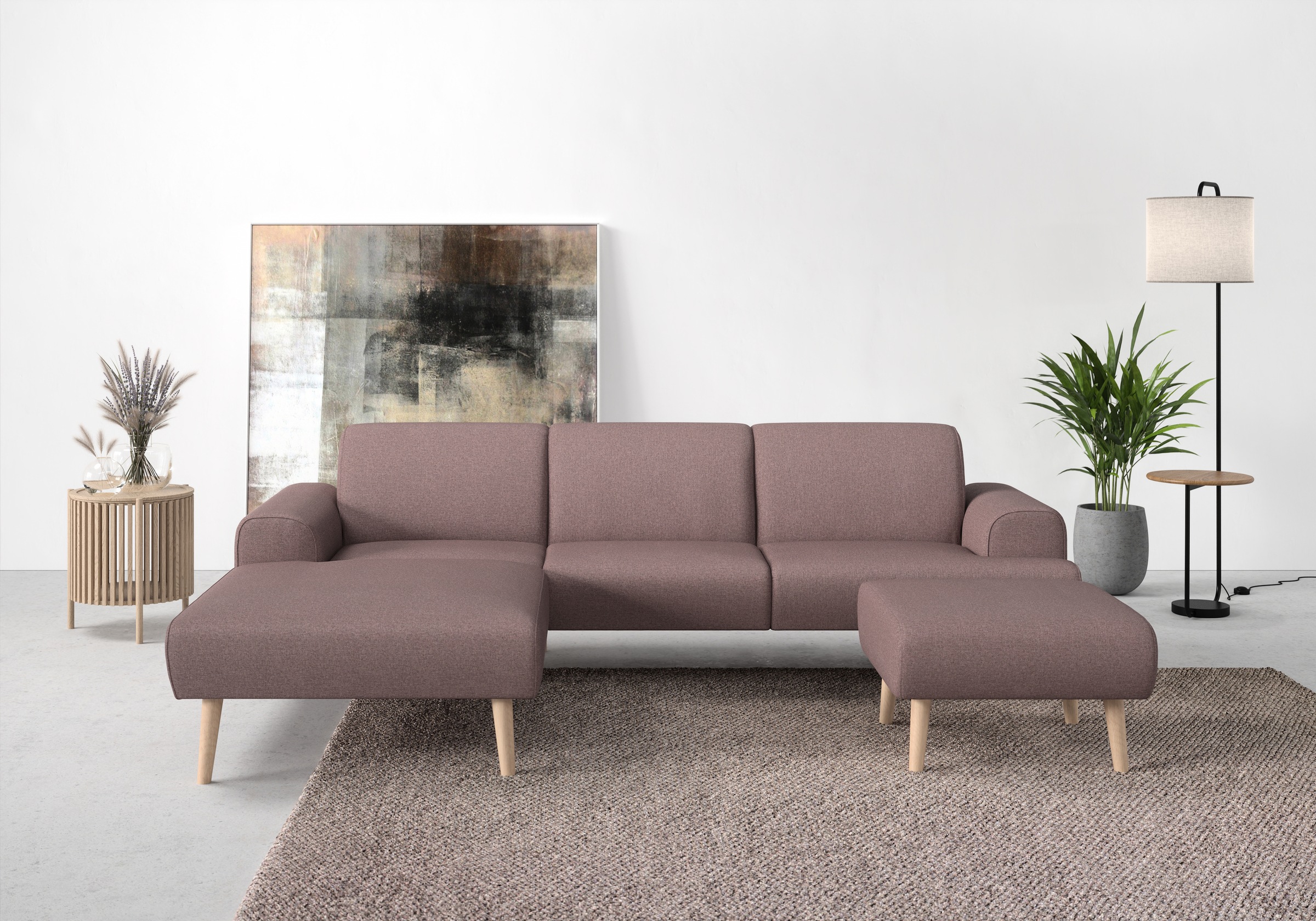andas Polsterhocker »Swift«, passend zur Serie "Swift", B/T/H: 75/68/44 cm