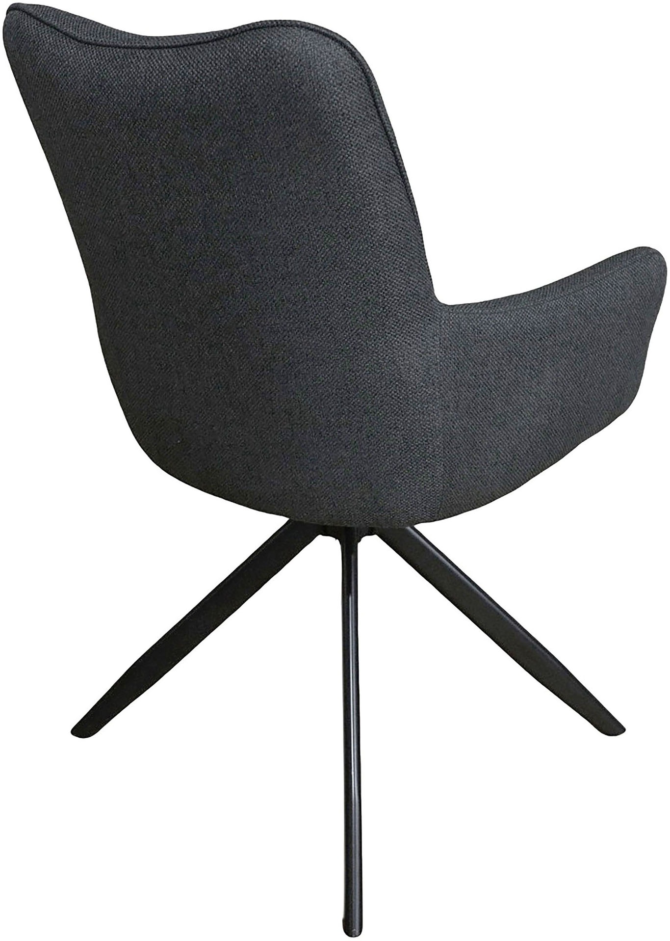 byLIVING Esszimmerstuhl »HAMILTON« (Set) 2 Stk.Webstoff, bis 110 kg, 360° drehbar, Schaumstoff, 4er Kreuzgestell