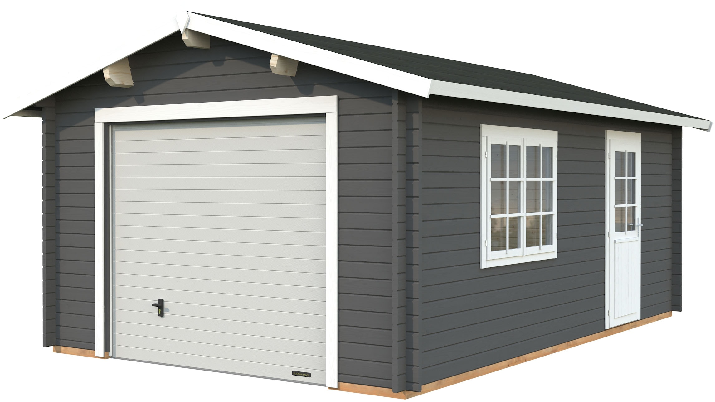 Palmako Garage »Roger, mit Sektionaltor« BxTxH: 426x598x276 cm